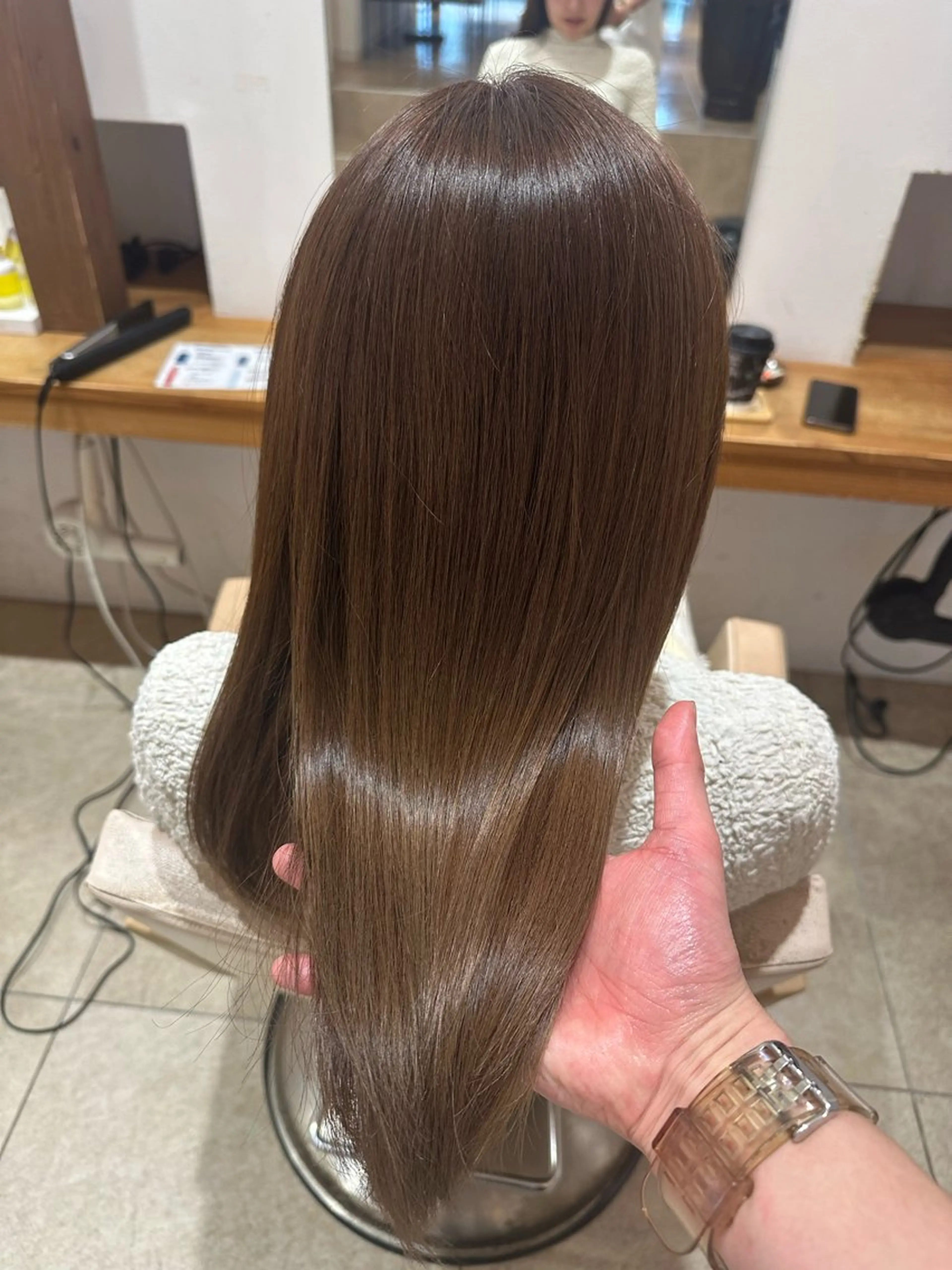 ミディアム カラー 大瀬 敬子🌿のヘアスタイル