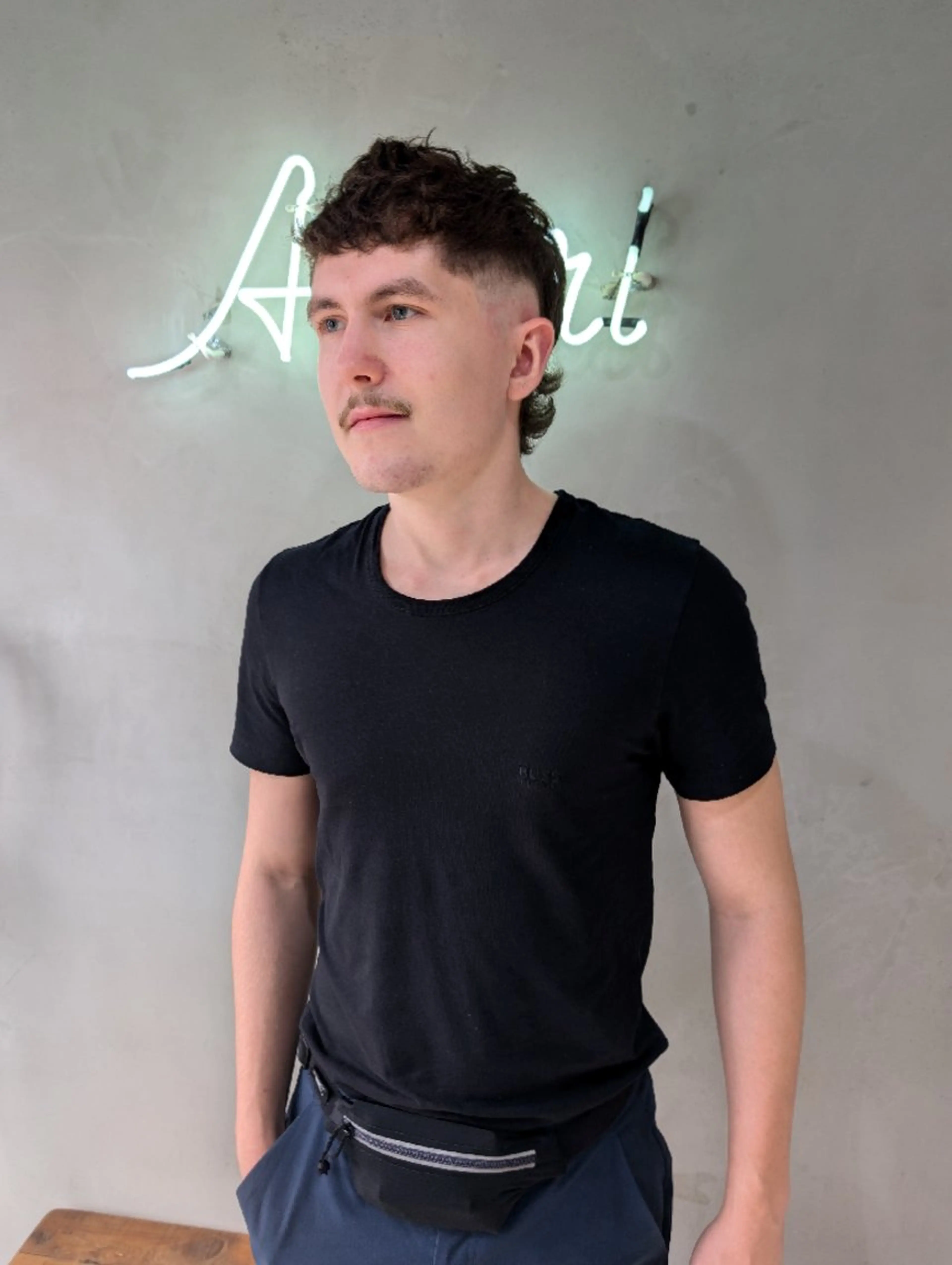 ショート カラー パーマ メンズ ヘアアレンジ カット パーマ トリートメント 【毛流れヘア】 人気No.1/ユウキのヘアスタイル