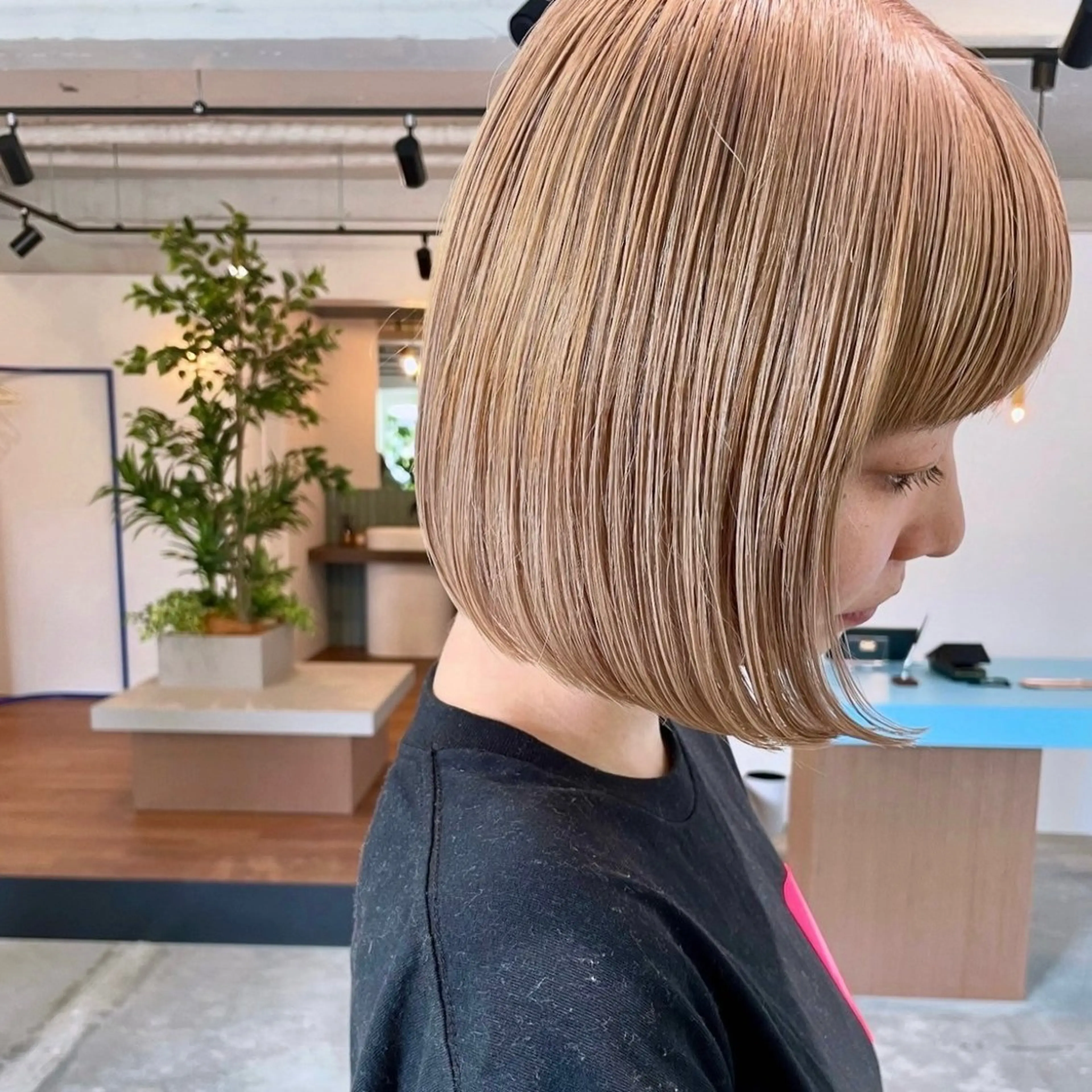 カラー oasis un アンドウチヒロのヘアスタイル