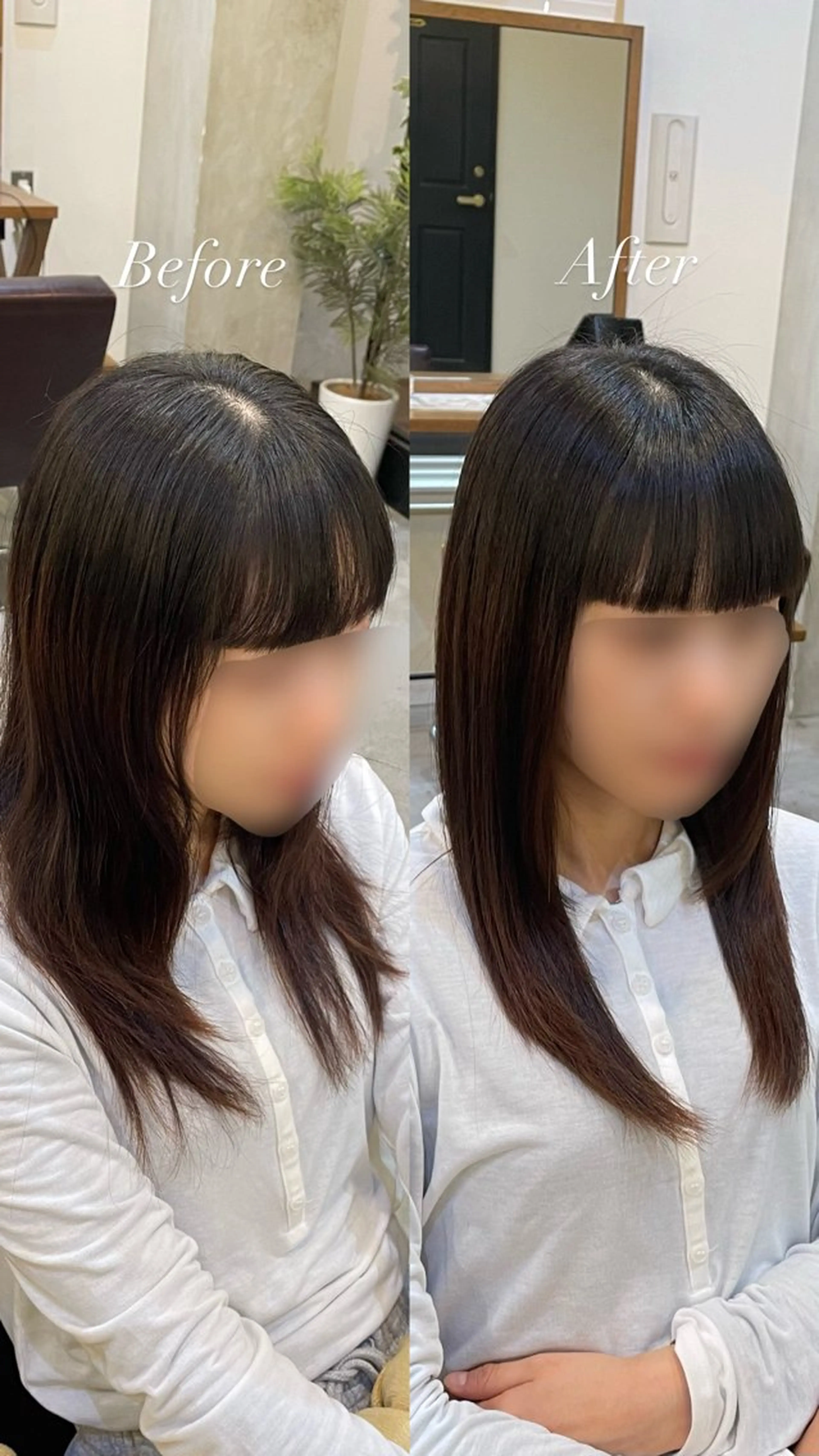 ロング 縮毛矯正 Ayu🩶 パーマモデル募集中のヘアスタイル