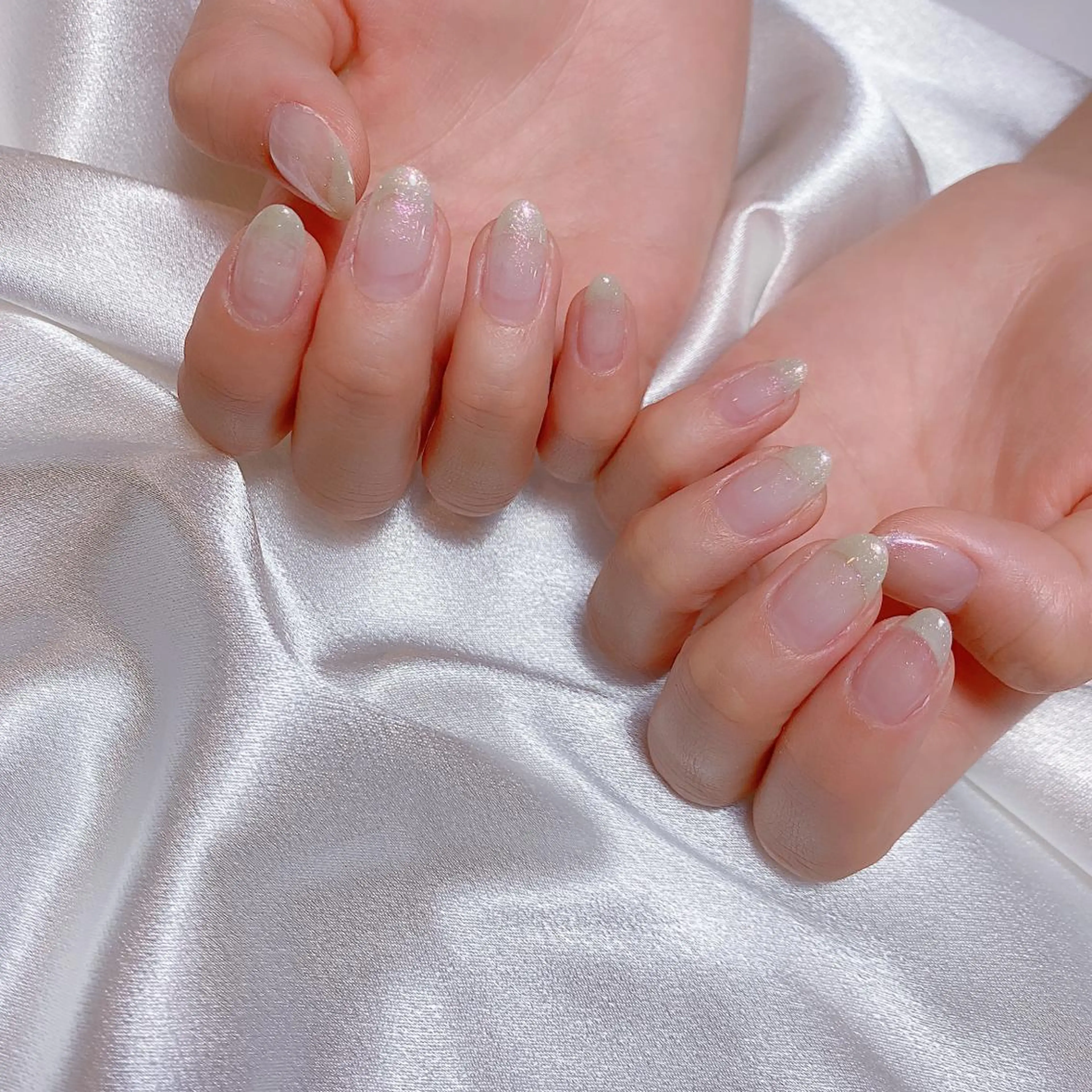 ネイル グラデーション ラメ(グリッター) ラメグラデーション ネイルサロン ルミア Lumia 店長のネイルデザイン