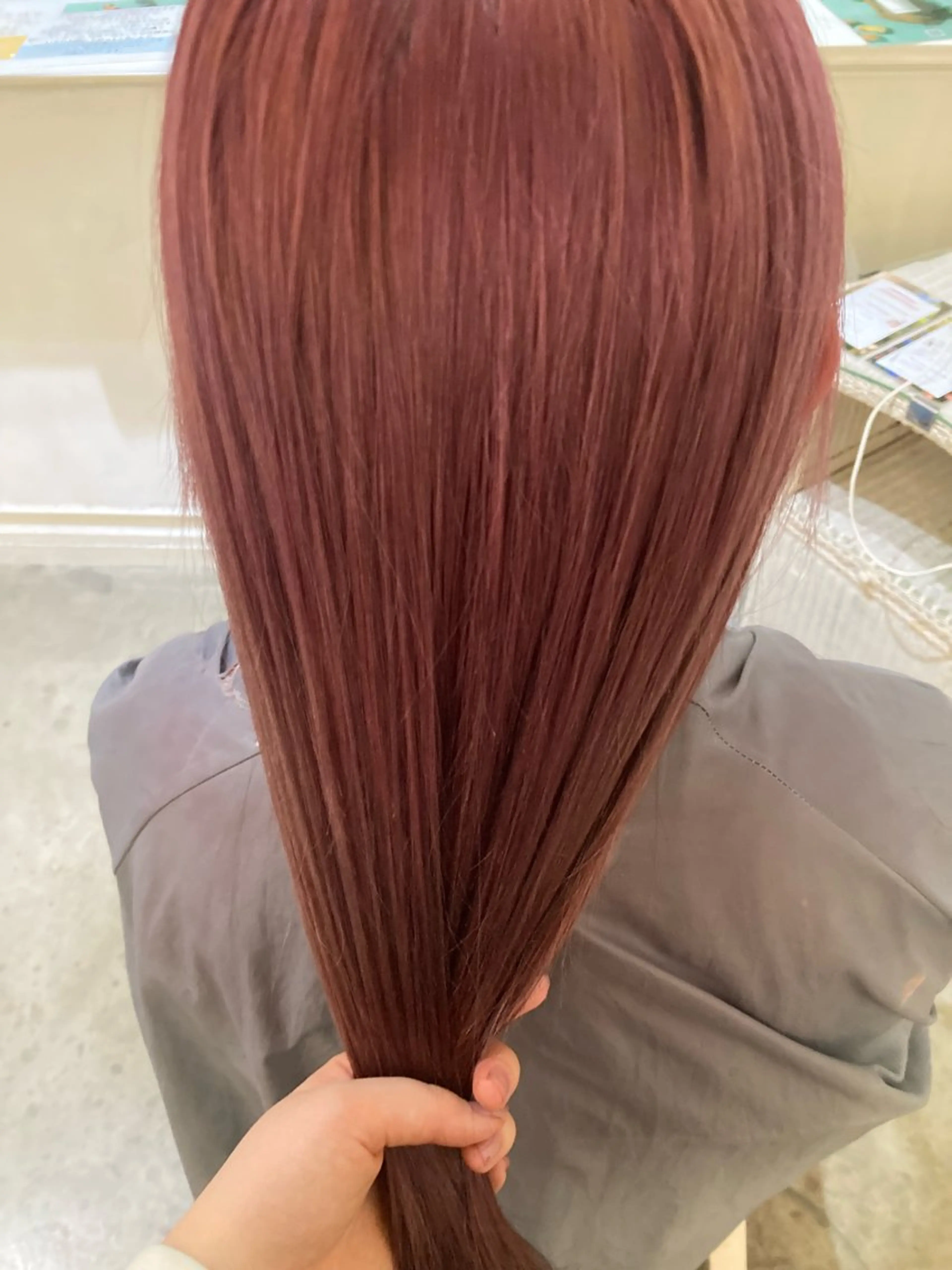 カラー たかなみ りなのヘアスタイル