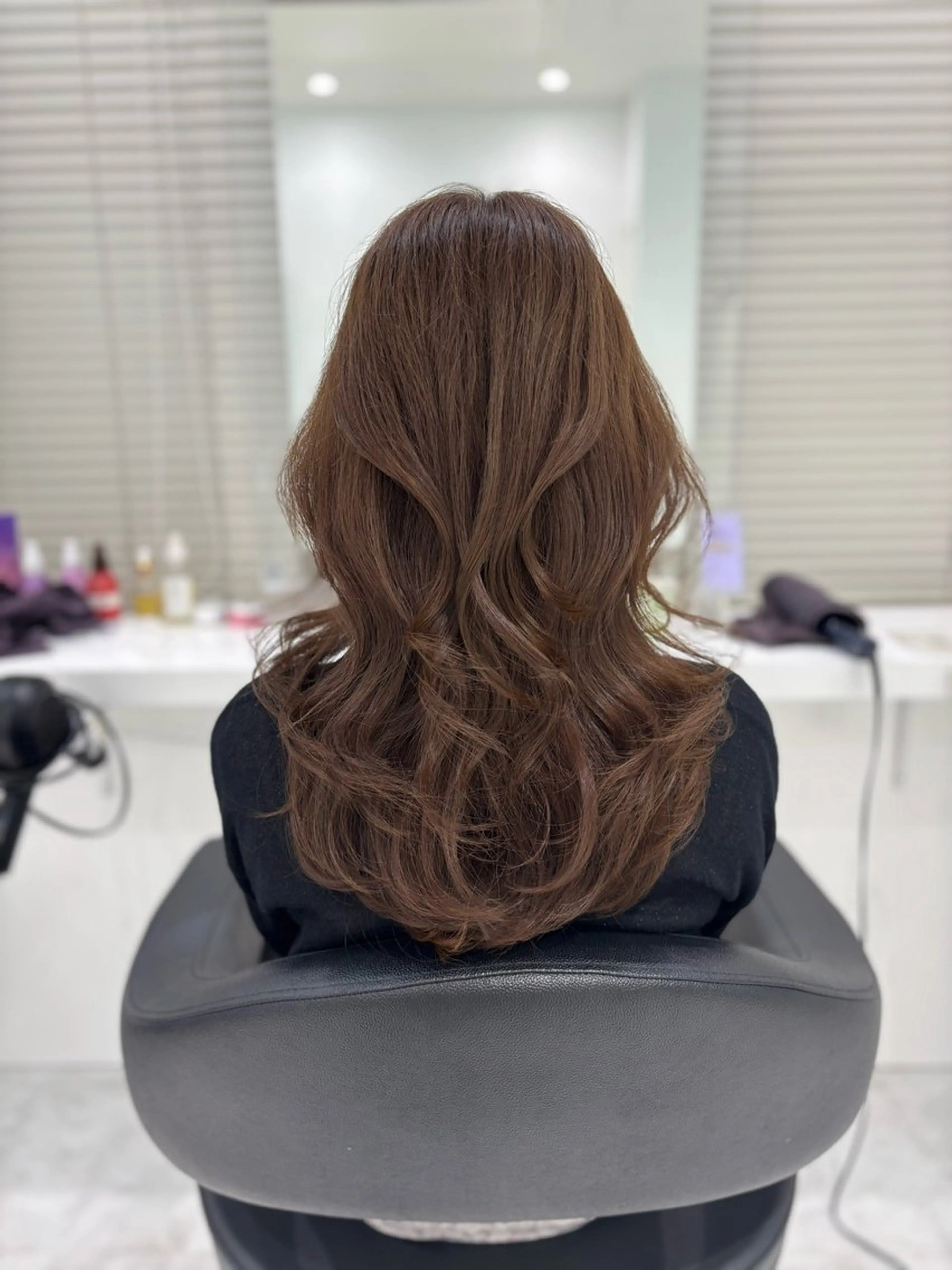 セミロング ブリーチなし暖色特化 ❤️kanata❤️のヘアスタイル