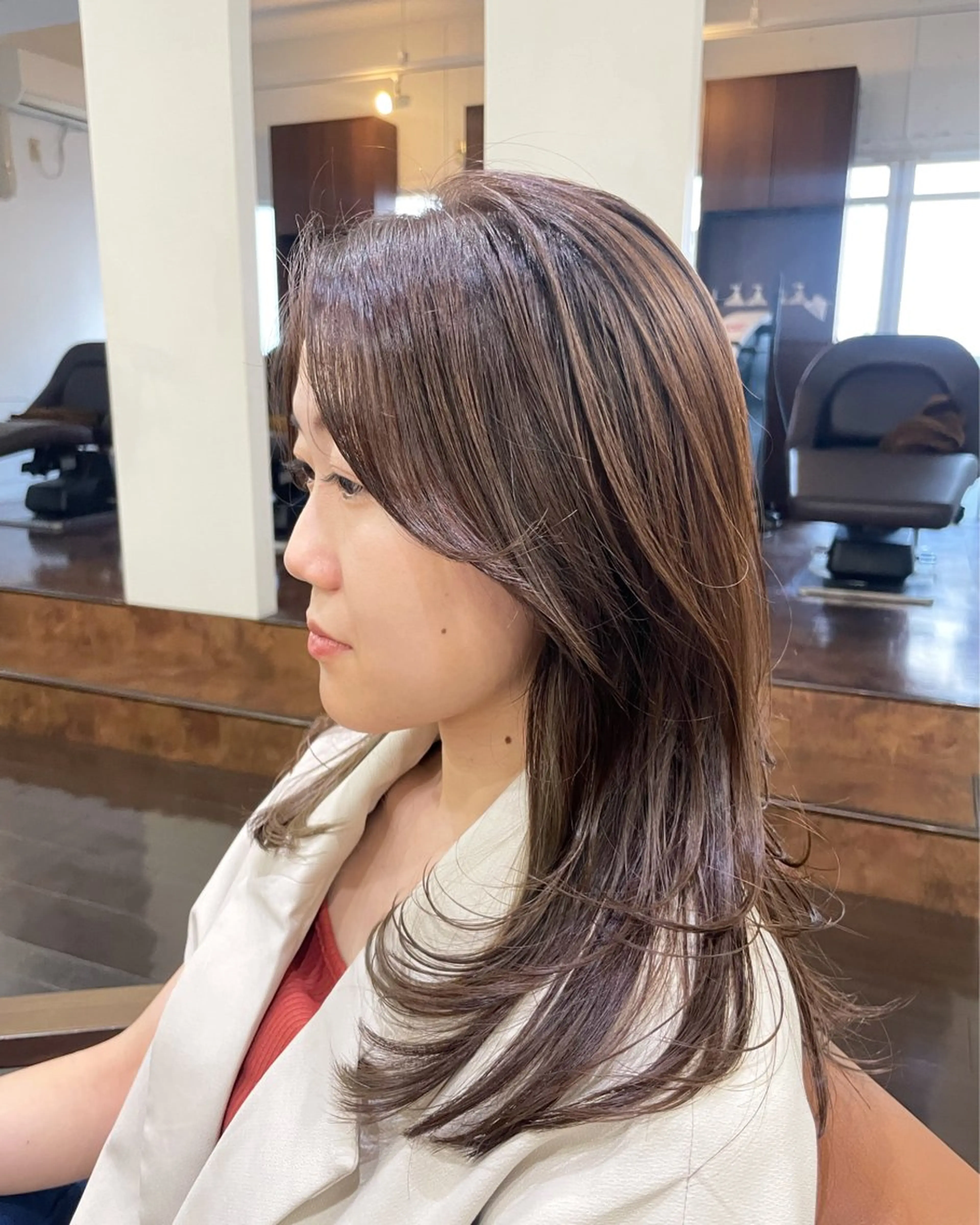 ☔️梅雨対策🐸顔まわり縮毛矯正✨🤵🏻♀️🤵🏼♀️(前髪カット+1000円、カット+3100円です。)の写真