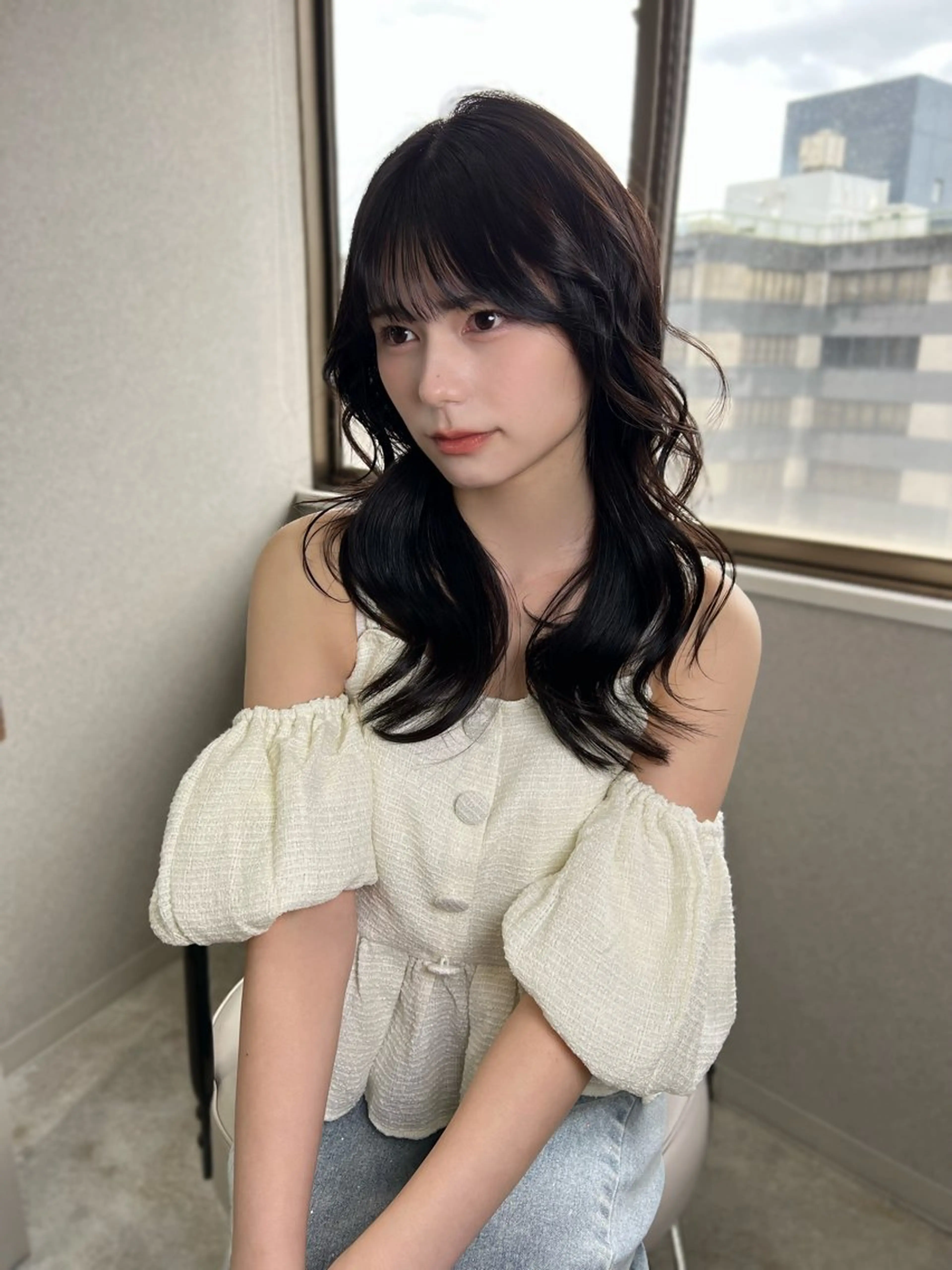 カラー 透明感カラー カット ヘアカラー トリートメント saya🍀/透明感 カラー/ヘアセットのヘアスタイル