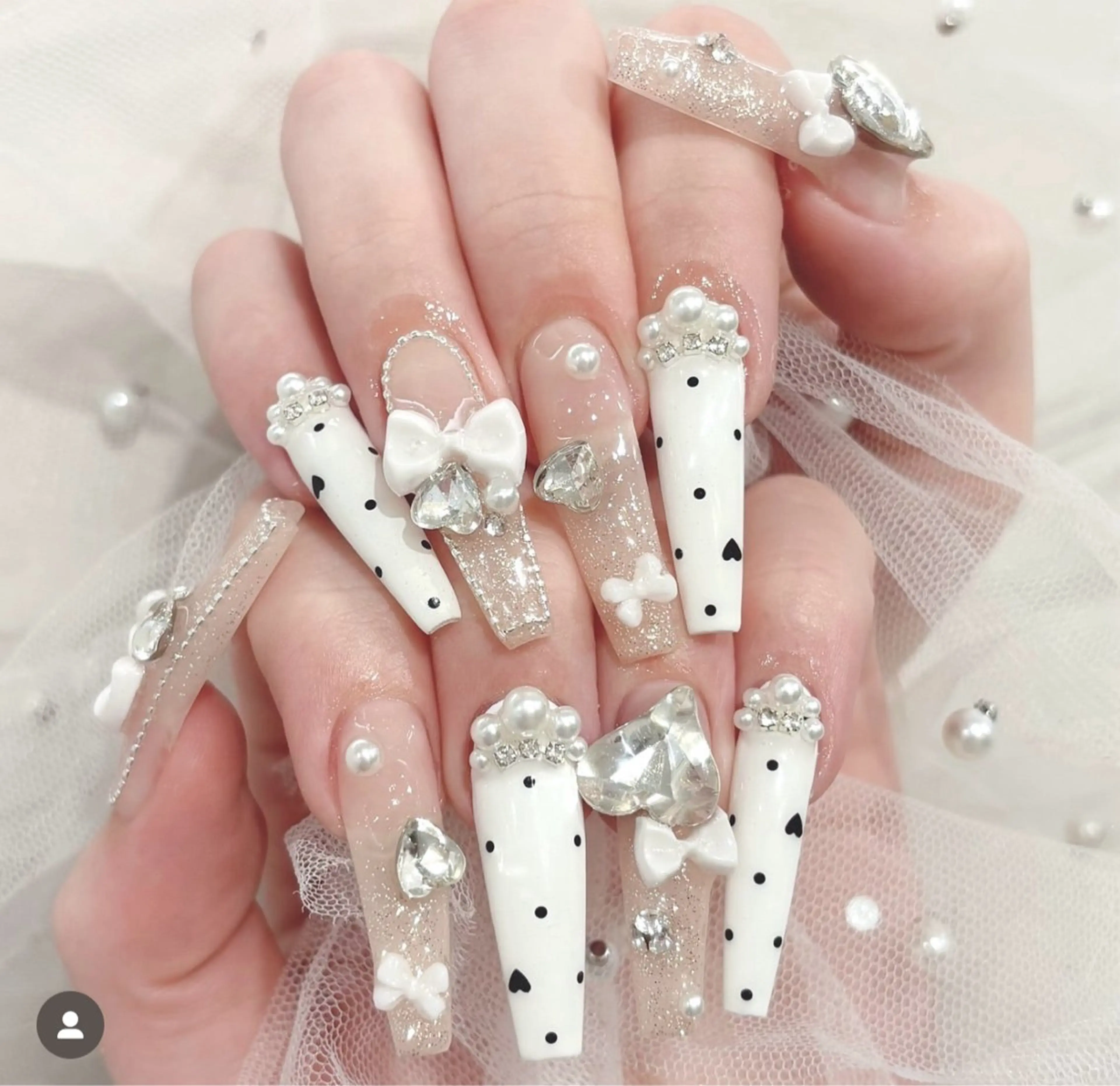 ネイル ジェルネイル 韓国ネイル マグネットネイル ネイルチップ 冬ネイル Lenie Nail Salonのネイルデザイン