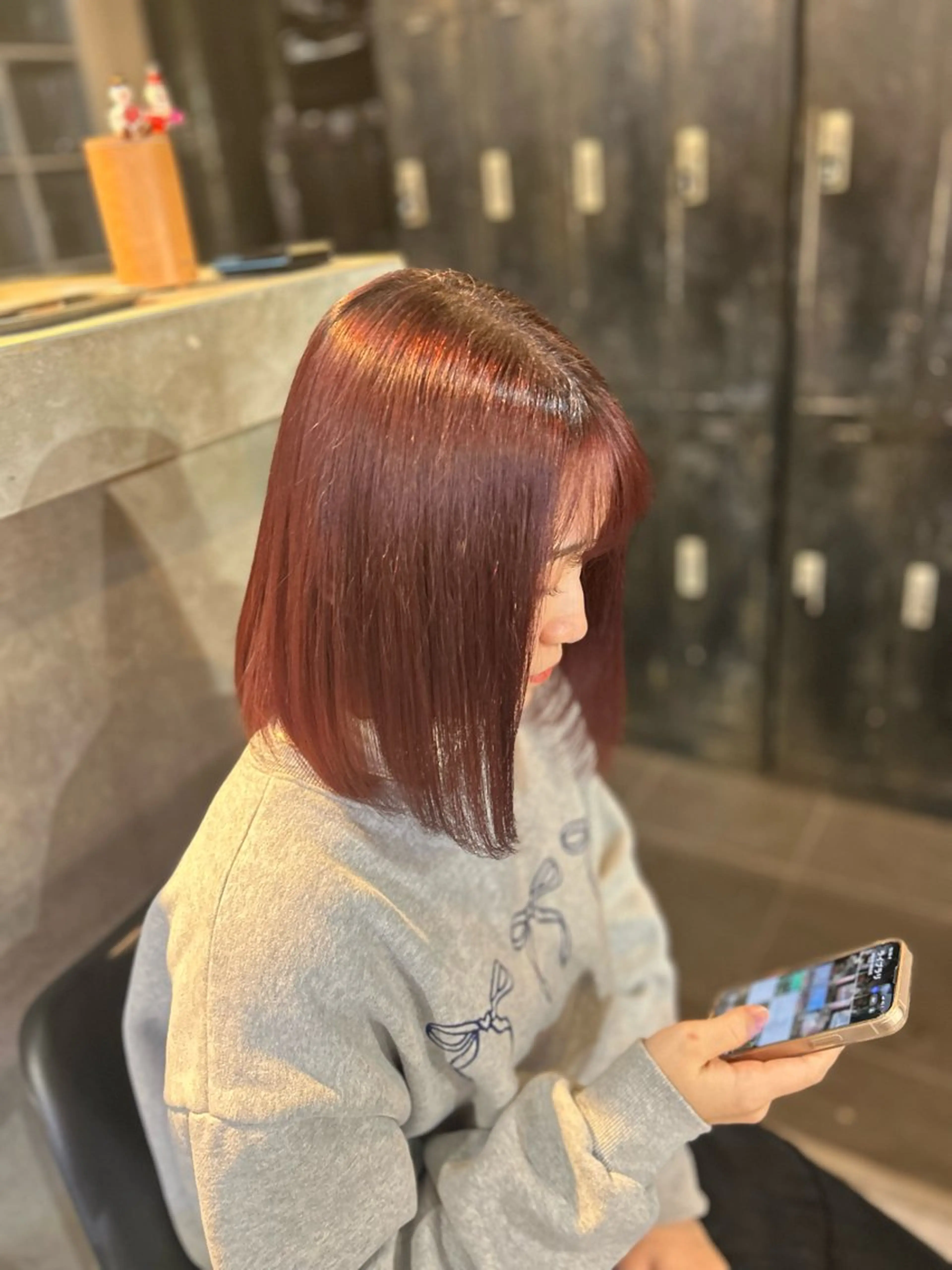 ショート クリスマス 🌷ブリーチ縮毛矯正 /mina🌷のヘアスタイル