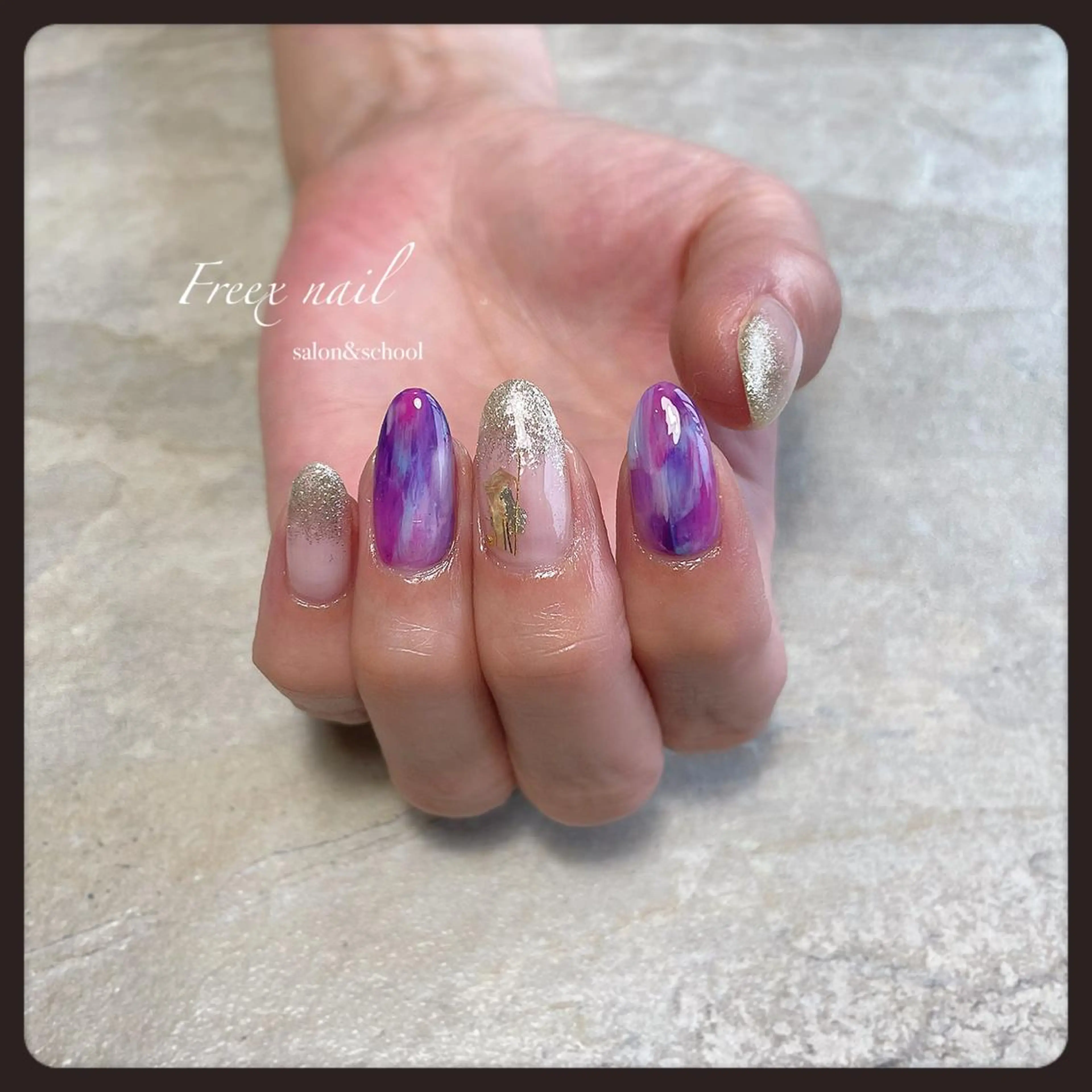 ネイル ハンドネイル ハンドケア freex nail /ニュアンス/個性派のネイルデザイン