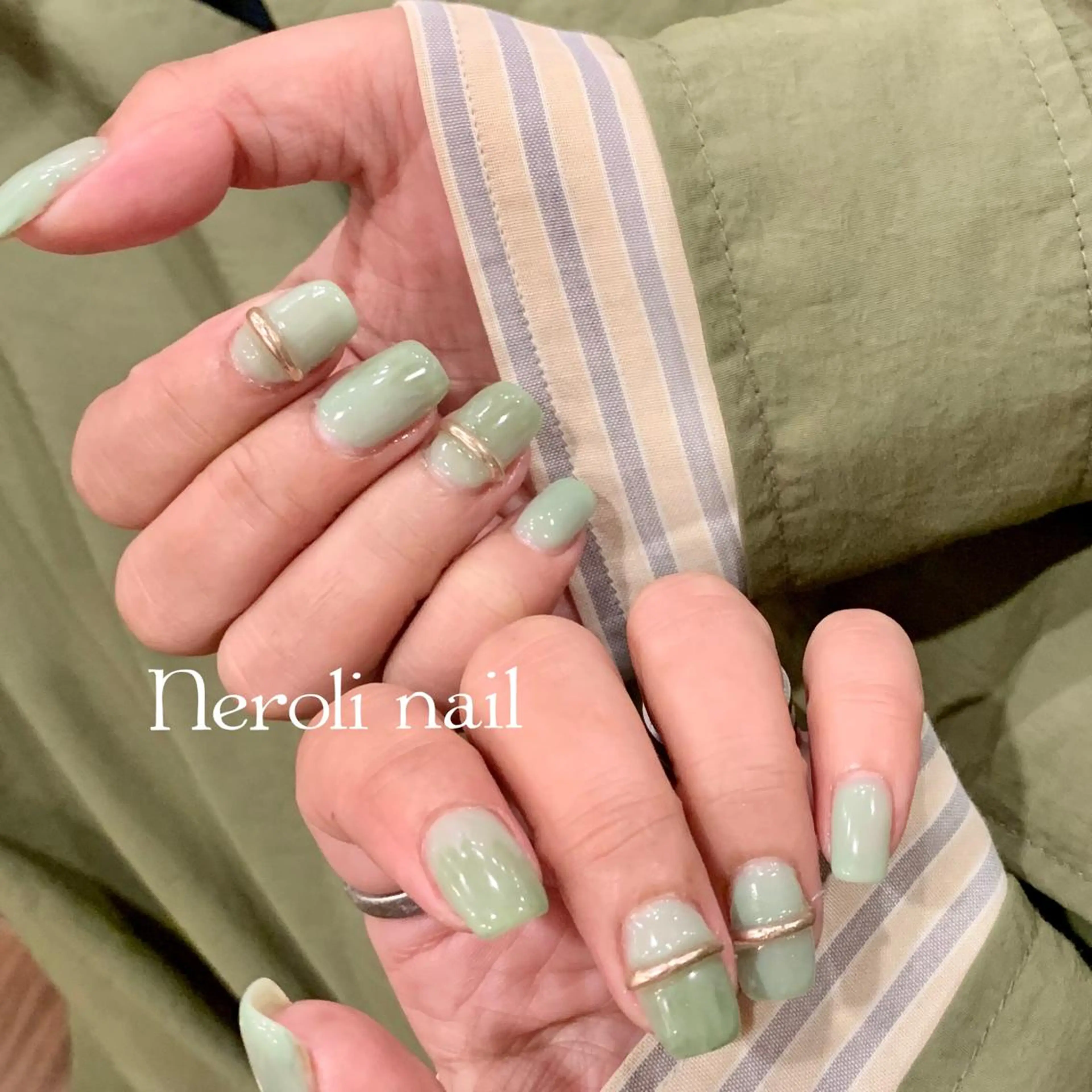 ミディアム ネイル Neroli nailのネイルデザイン