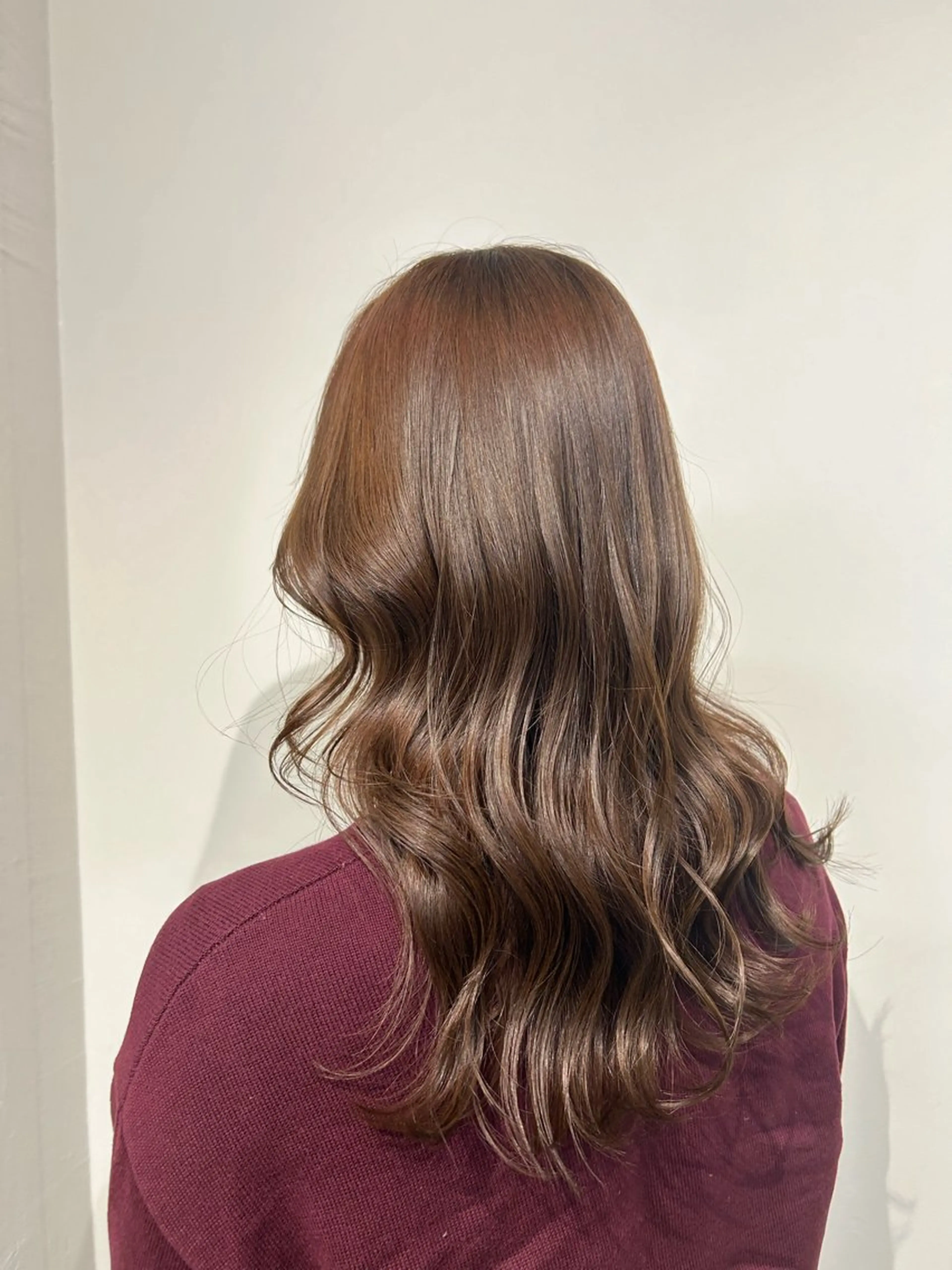 ミディアム カット トリートメント 新潟/万代/レイヤー 韓国風/明間未来のヘアスタイル