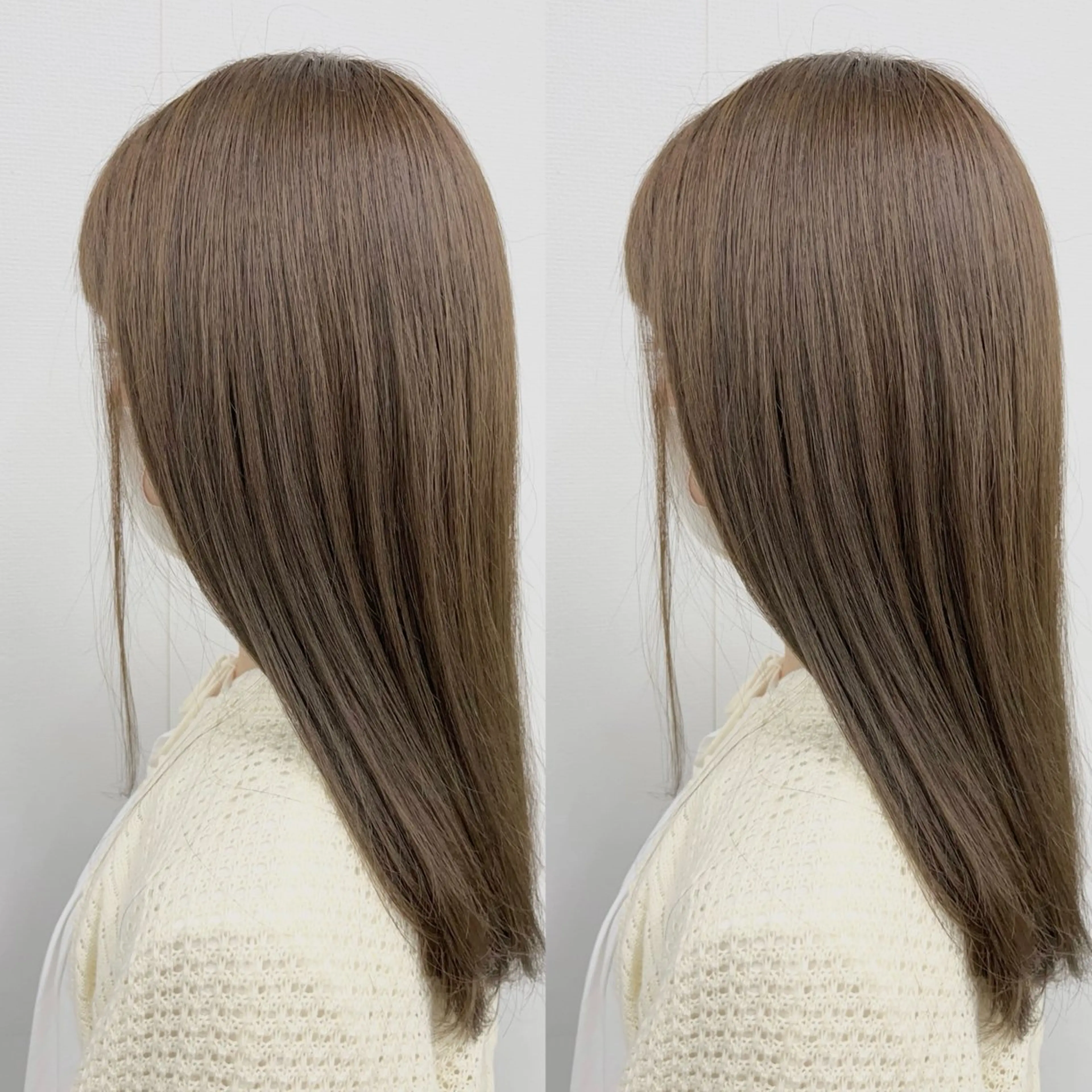 【SNSで大人気ブリーチなしダブルカラー】💍カット➕カラー(2回)➕トリートメント💍の写真