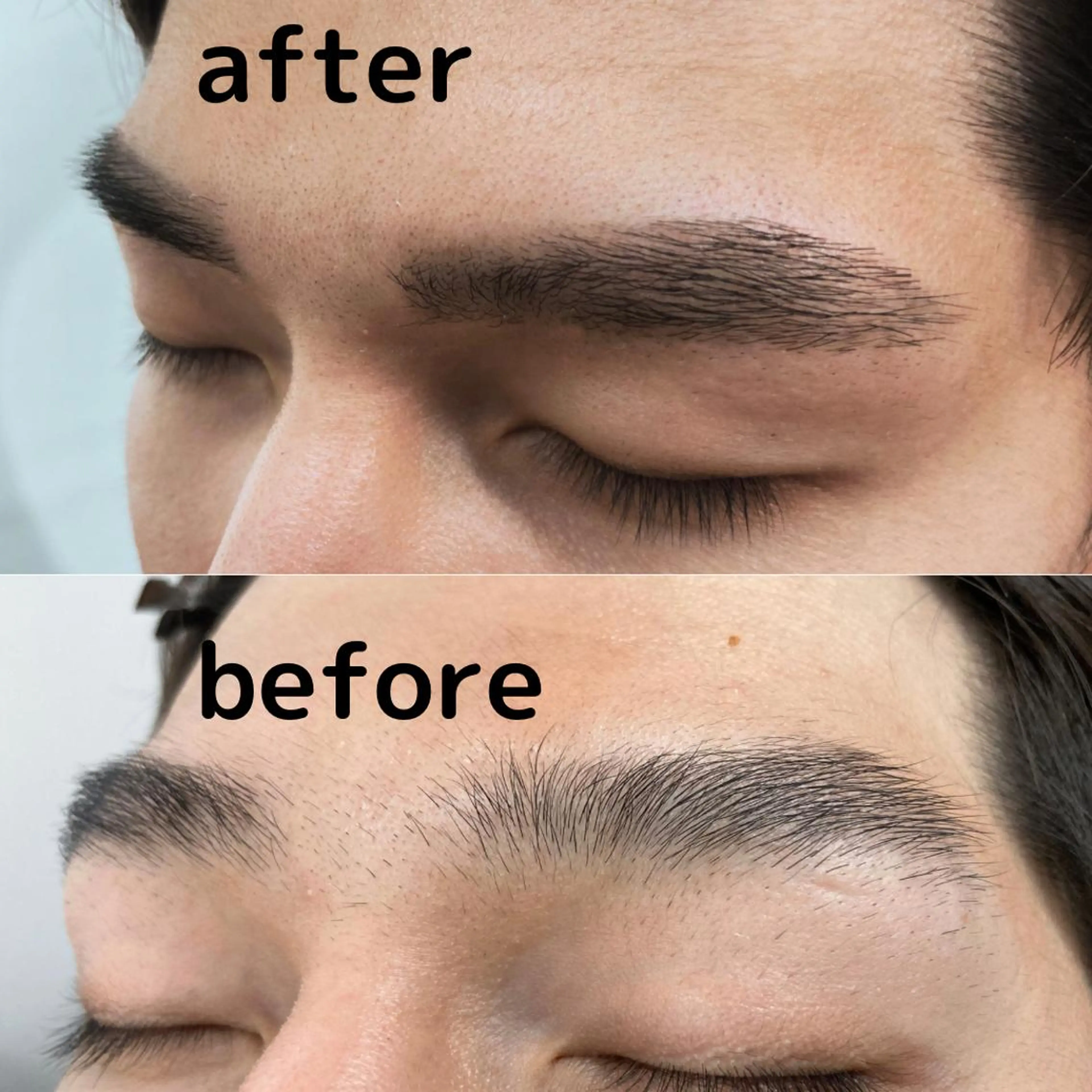 メンズ アイブロウ 眉カット メンズアイブロウ 眉毛ワックス脱毛 ワックス脱毛 CHELSEA  梅田所属・OKADA/メンズ /カット/眉/縮毛のヘアスタイル