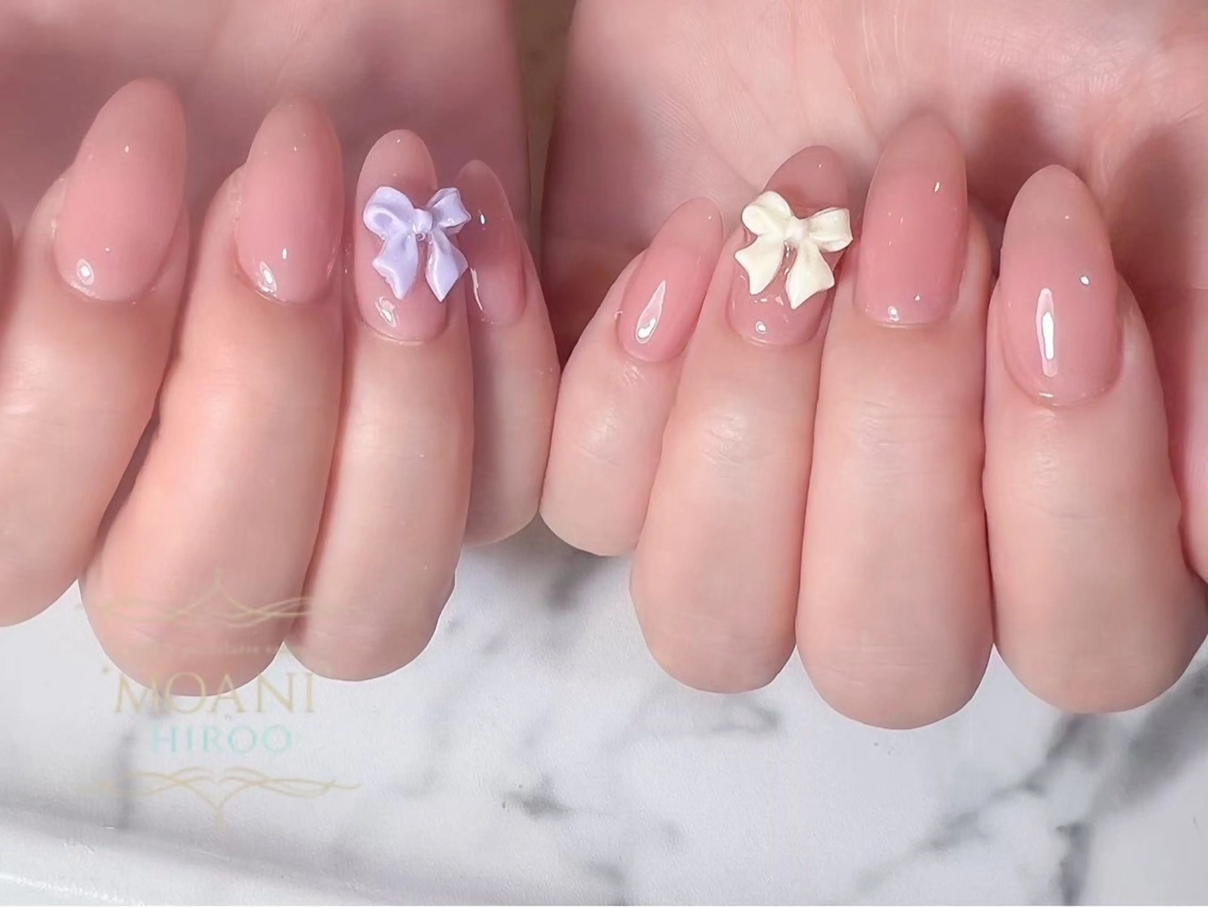 ネイル リボン 飛弾 シャキラのネイルデザイン