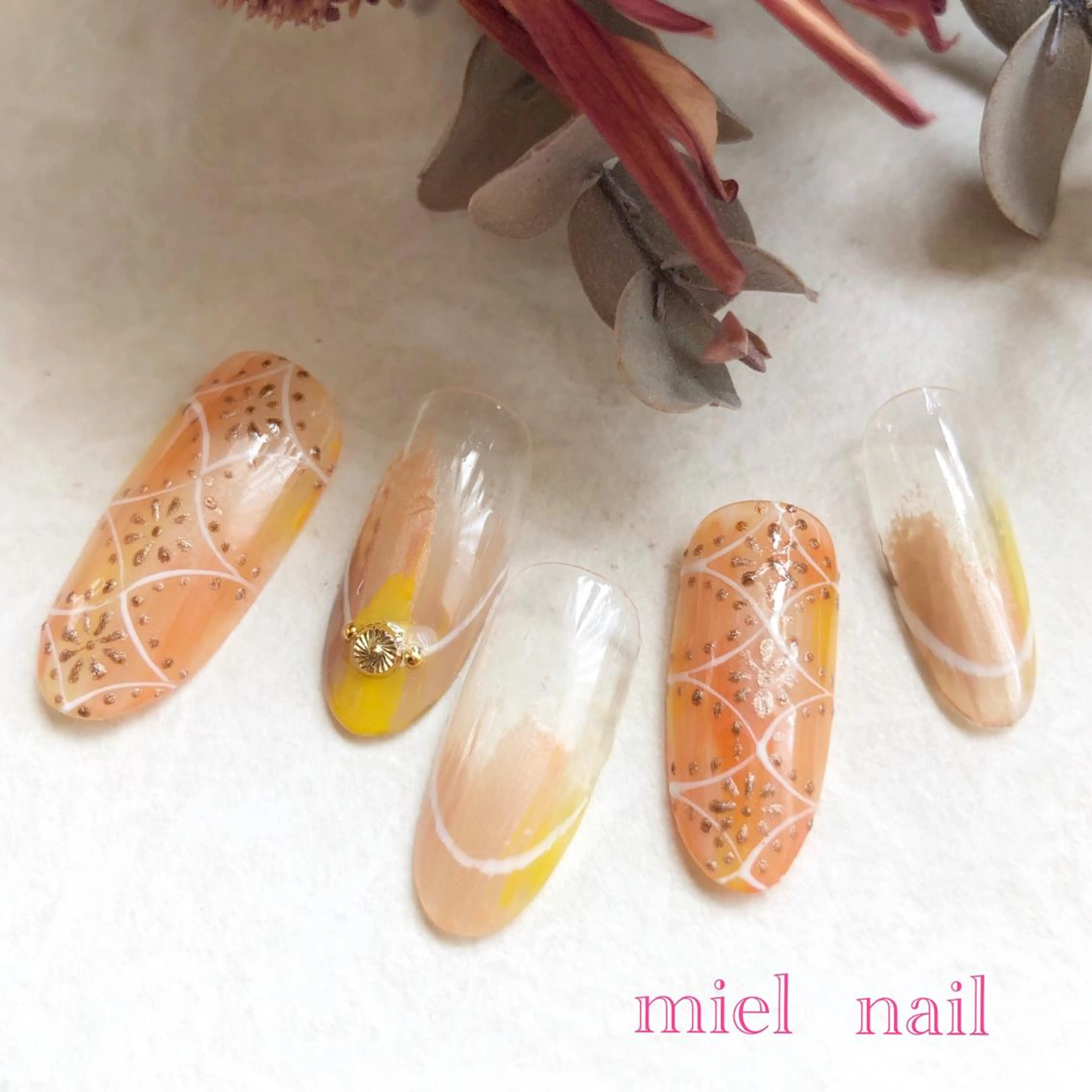 ネイル ハンドネイル miel nailのネイルデザイン
