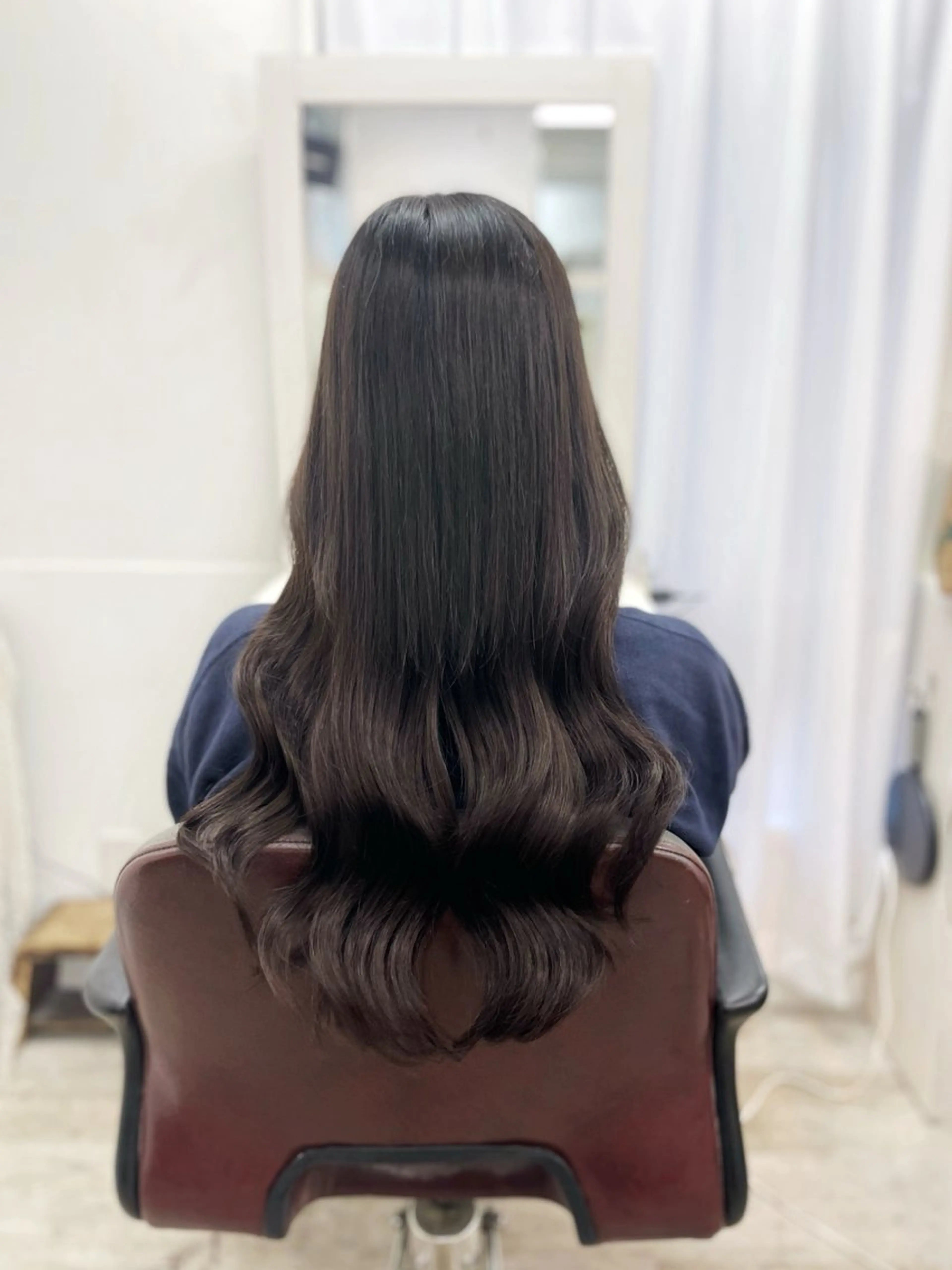 ロング カット エクステ ヘアセット 韓国ヘア🤍髪質改善 🇰🇷AKANEのヘアスタイル