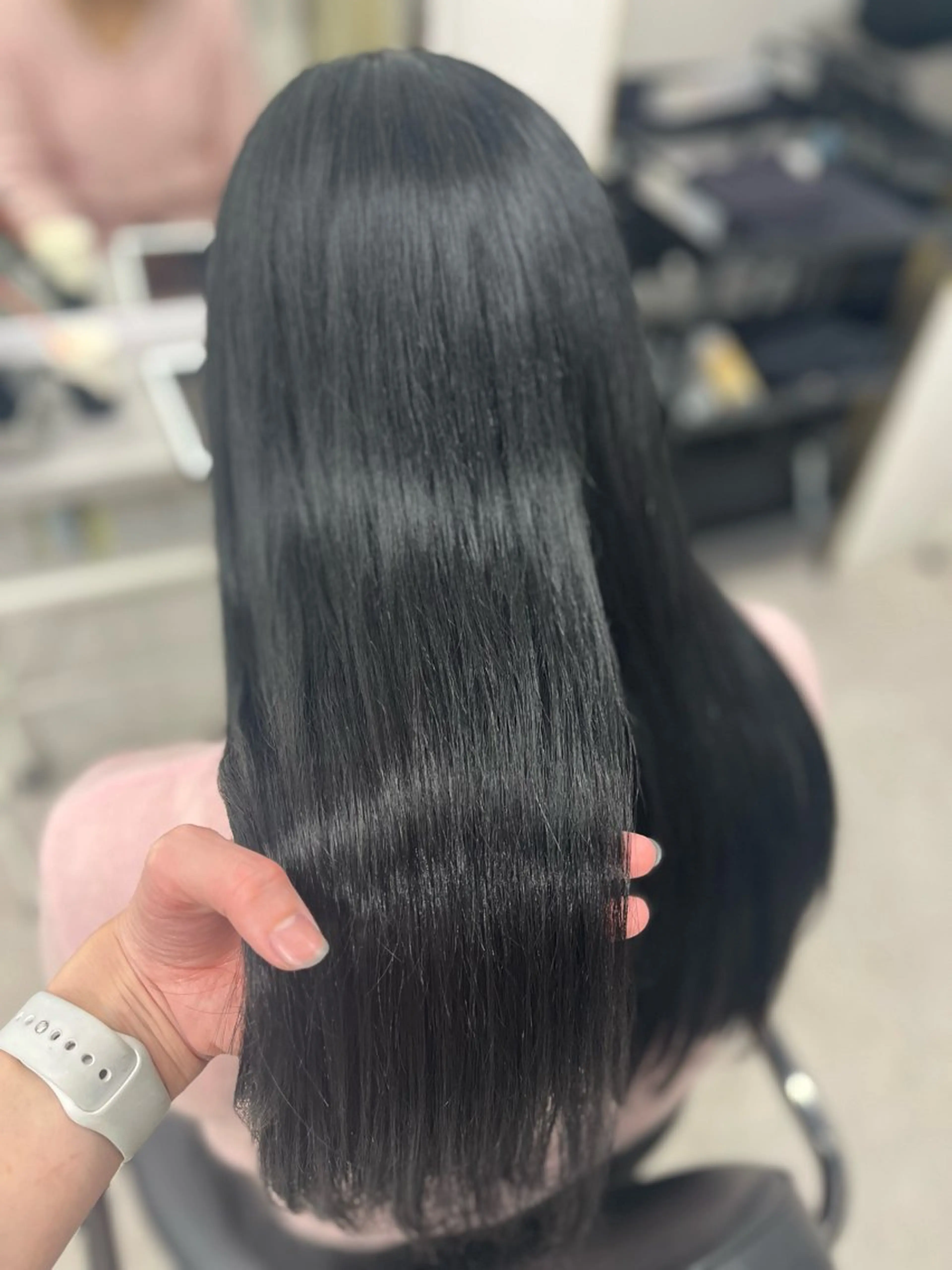 ロング カラー アッシュ バイオレットカラー バイオレットアッシュ カット ヘアカラー トリートメント 🫧ぷる艶カラー🫧 Yuubi🦩のヘアスタイル