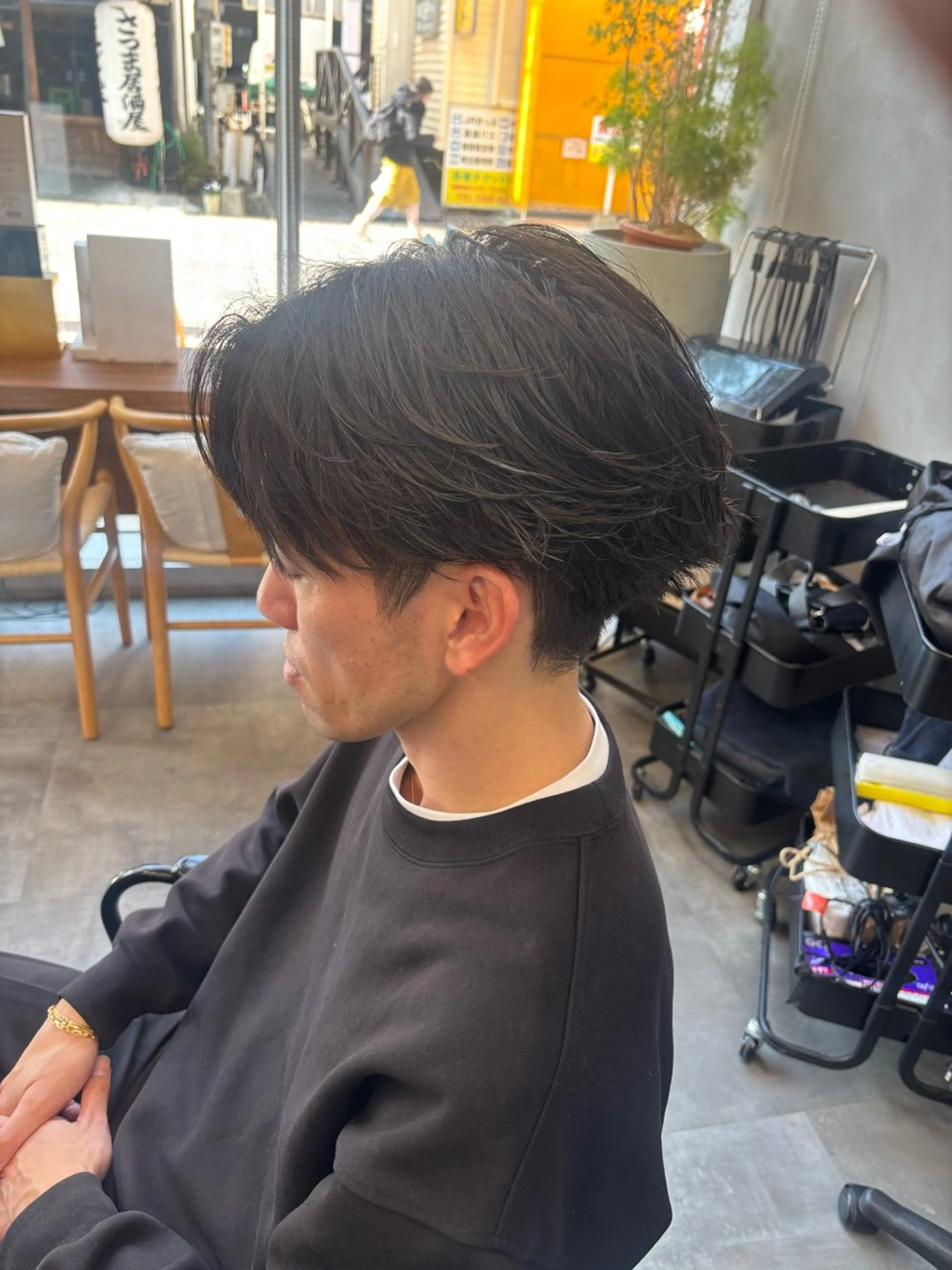 ショート メンズ カット パーマ 鹿児島 TSUBASAのヘアスタイル