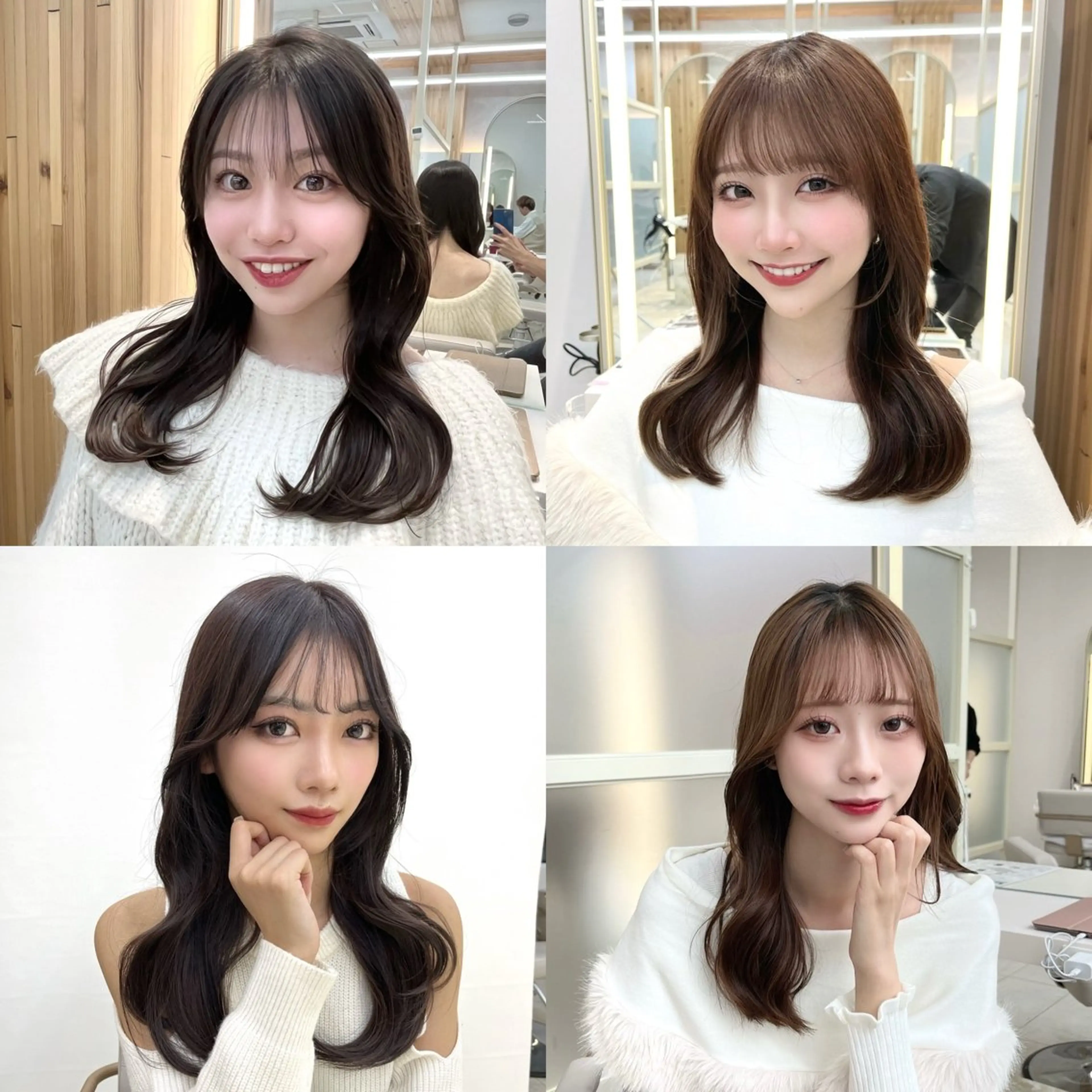 セミロング カラー カット ヘアカラー トリートメント トイロ武蔵小杉所属・ナチュラル韓国ヘア 🇰🇷塚田凌太のヘアスタイル