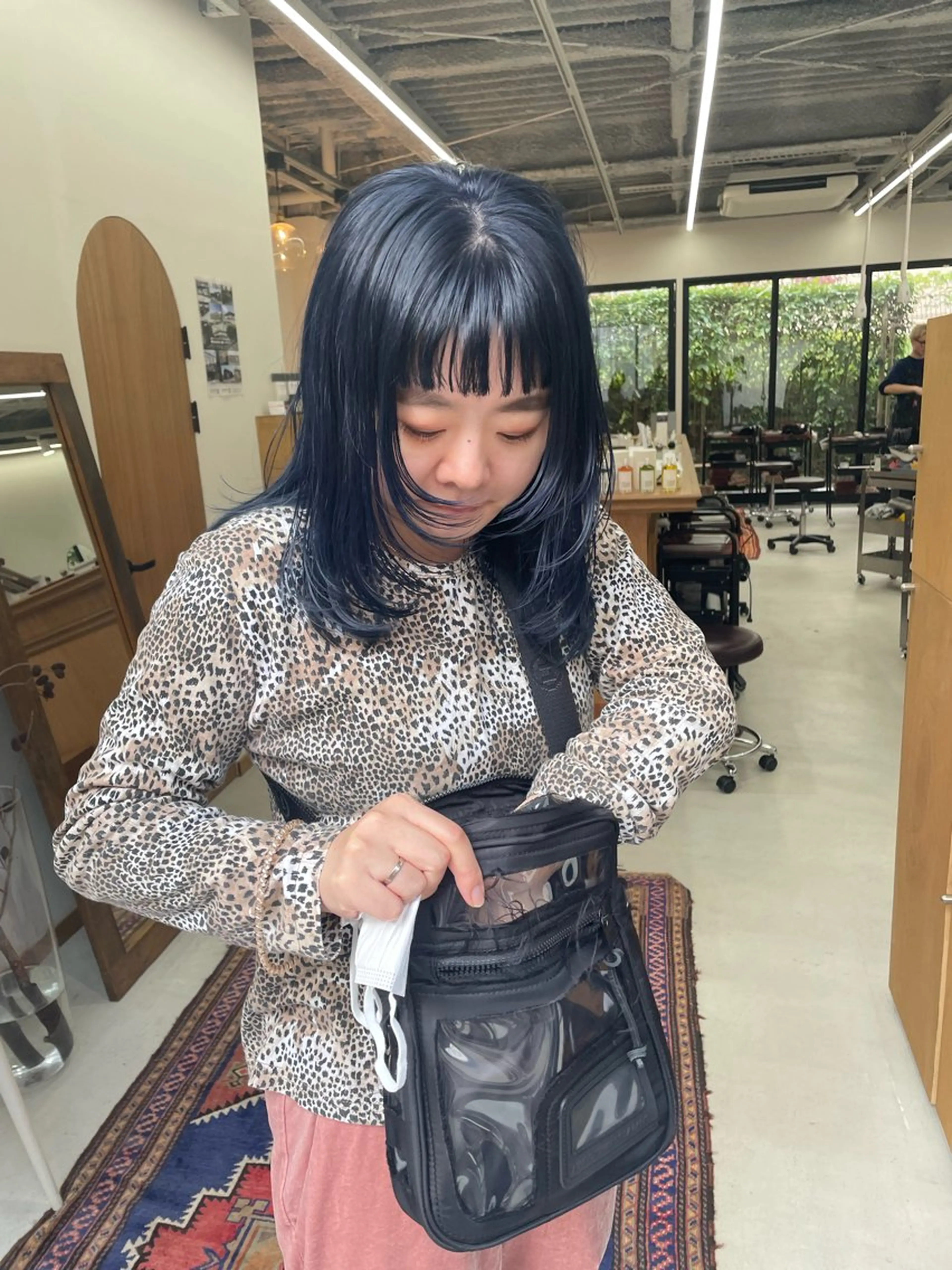 ミディアム カラー パーマ ヘアアレンジ メンズ 顔まわりレイヤー レイヤーカット カット ヘアカラー トリートメント tatsumi/ボブ ウルフ/レイヤーのヘアスタイル
