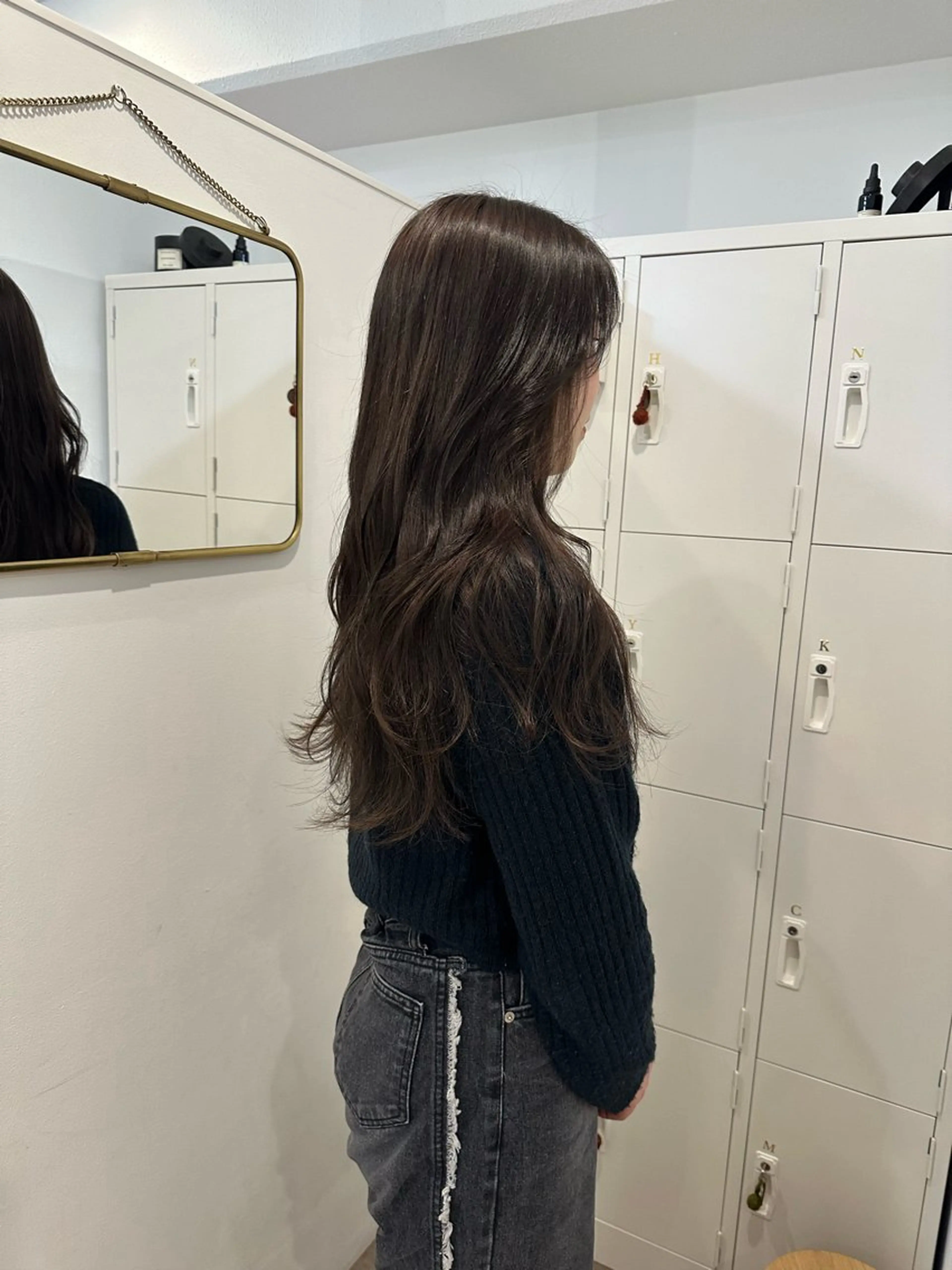 ロング カラー 透明感カラー ヘアカラー トリートメント 梅田/柔らかカラー/ オオハシ リナコのヘアスタイル