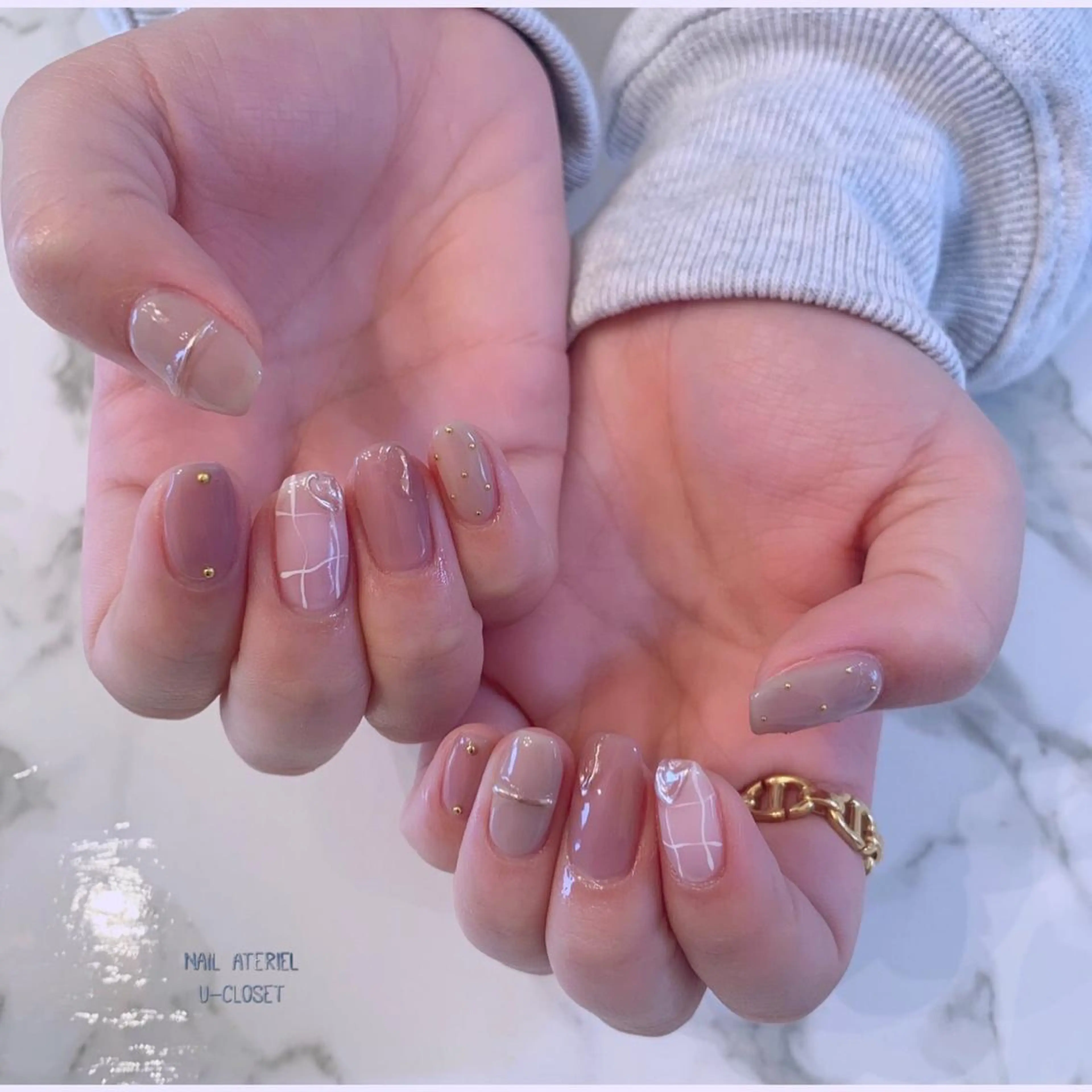 ネイル ハンドネイル u closetのネイルデザイン