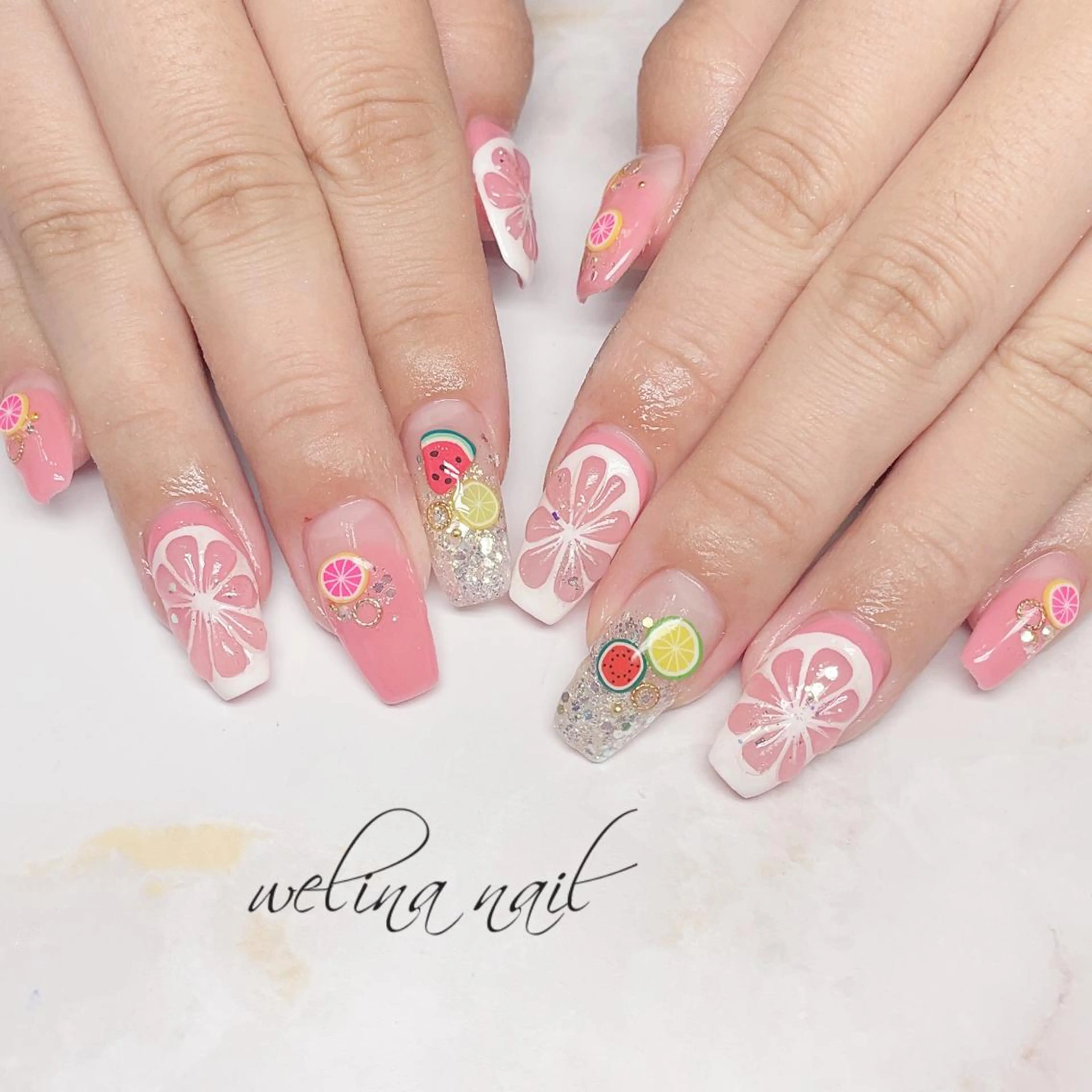 セミロング ハンドネイル WELINA nail salonのエステ・リラクイメージ
