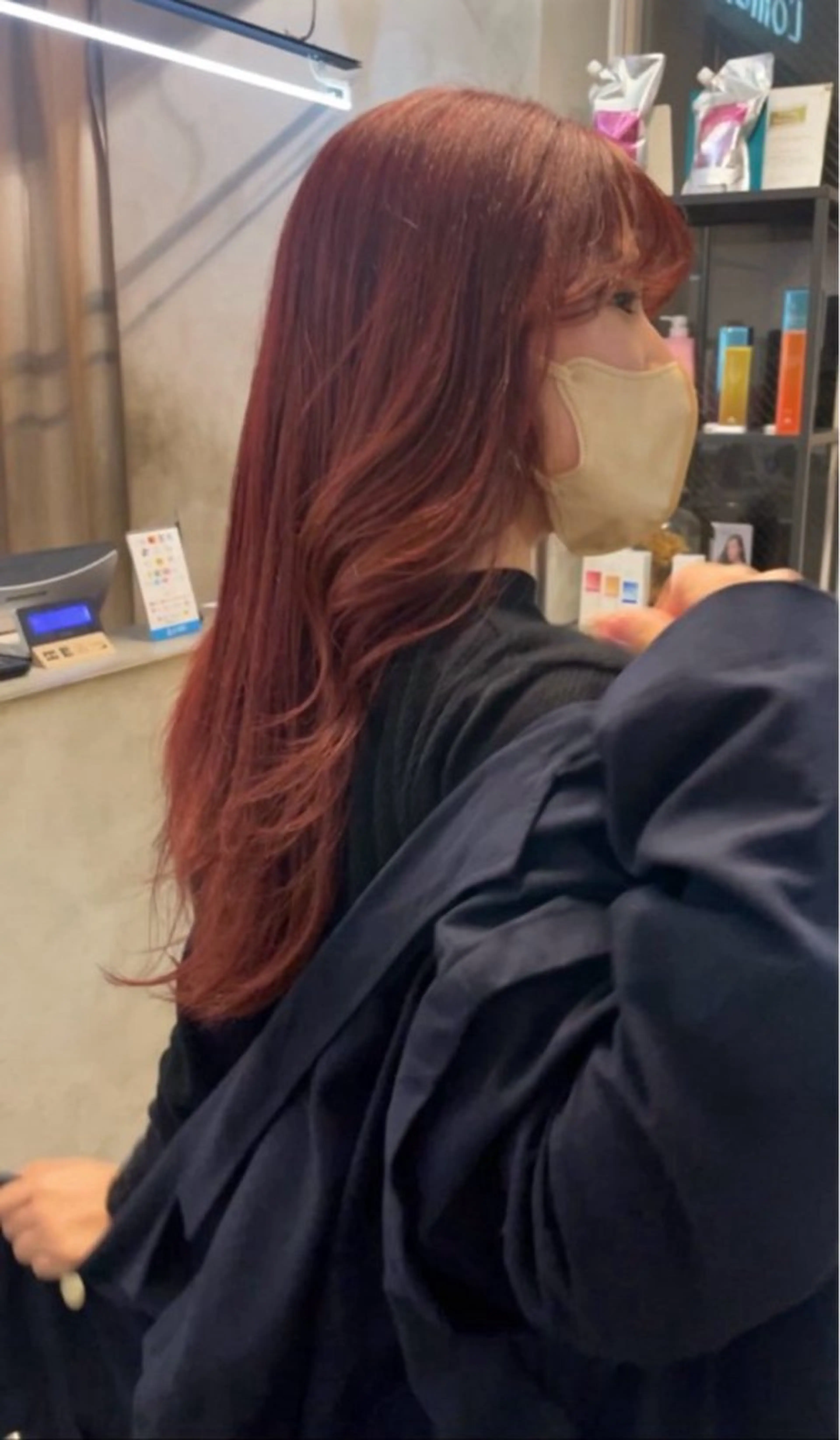 ロング カラー ヘアカラー miyu  / 柔らかい透明感カラーのヘアスタイル