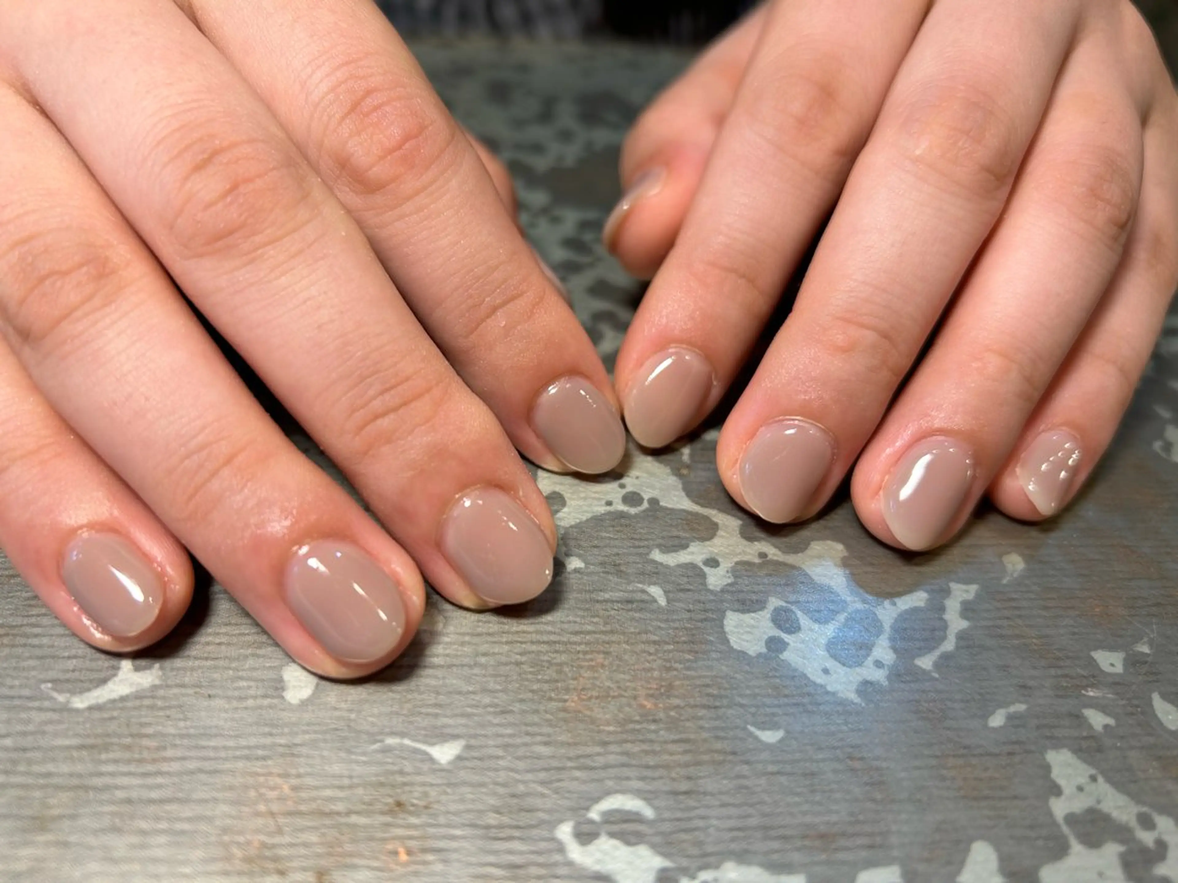 ネイル オフィスネイル ワンカラーネイル ハンドネイル ハンドケア Ainchi nail所属・＊ misa ＊のネイルデザイン