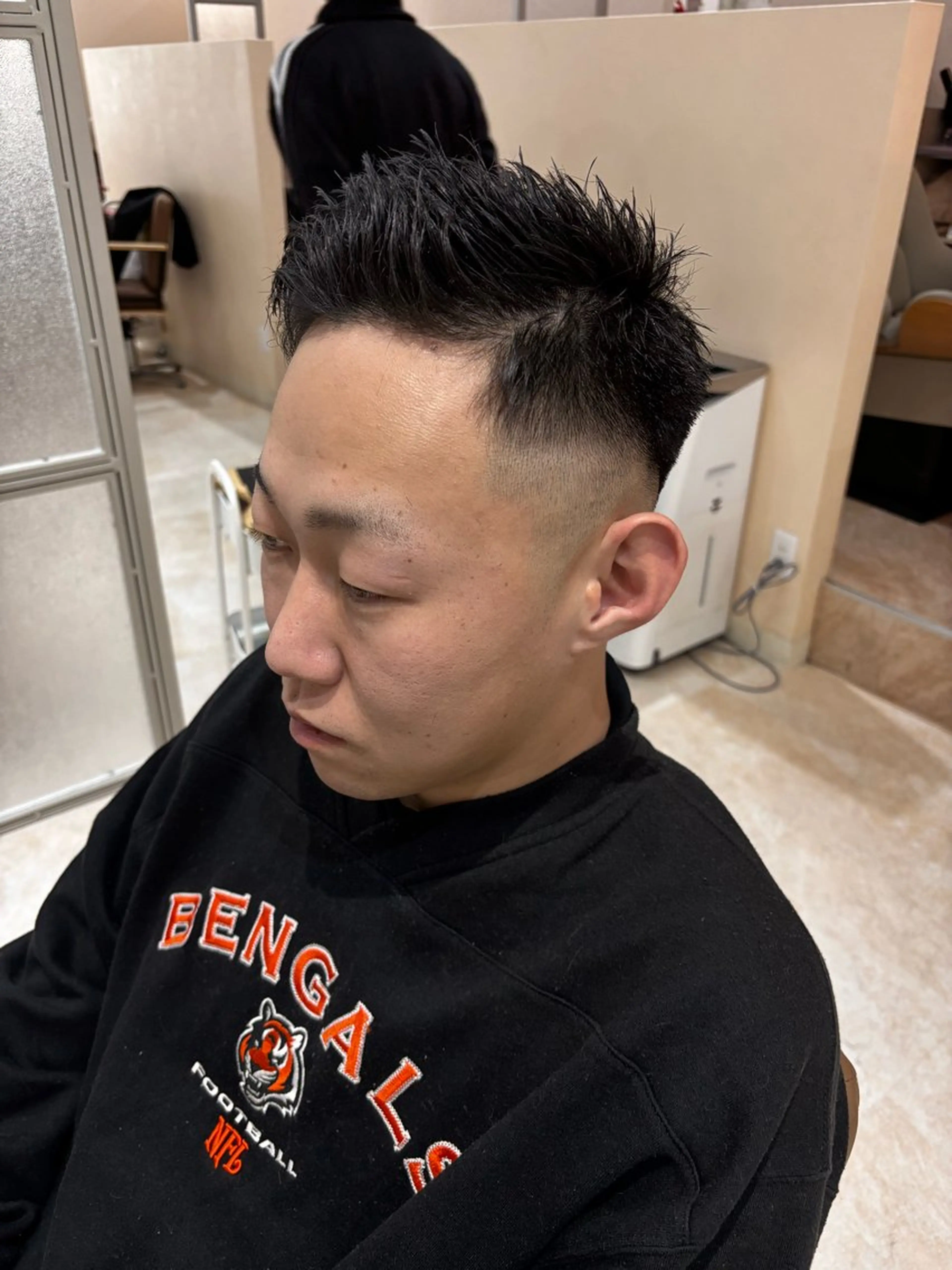 メンズ フェードカット メンズパーマ Men's Rico Chihayaのヘアスタイル