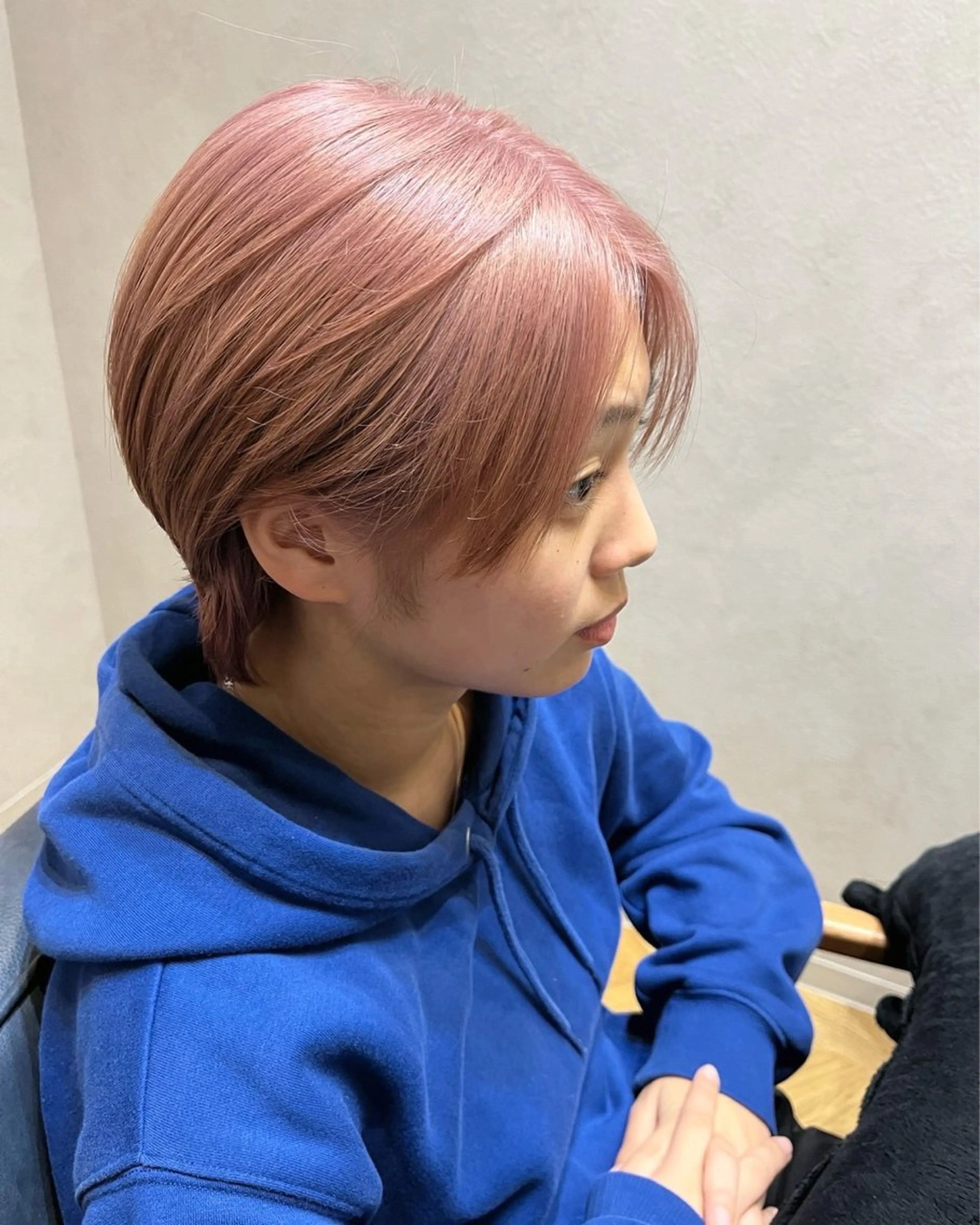 カラー メンズ メンズブリーチ ブリーチ ヘアカラー トリートメント newi大分/ 磯部栞里／艶感カラーのヘアスタイル