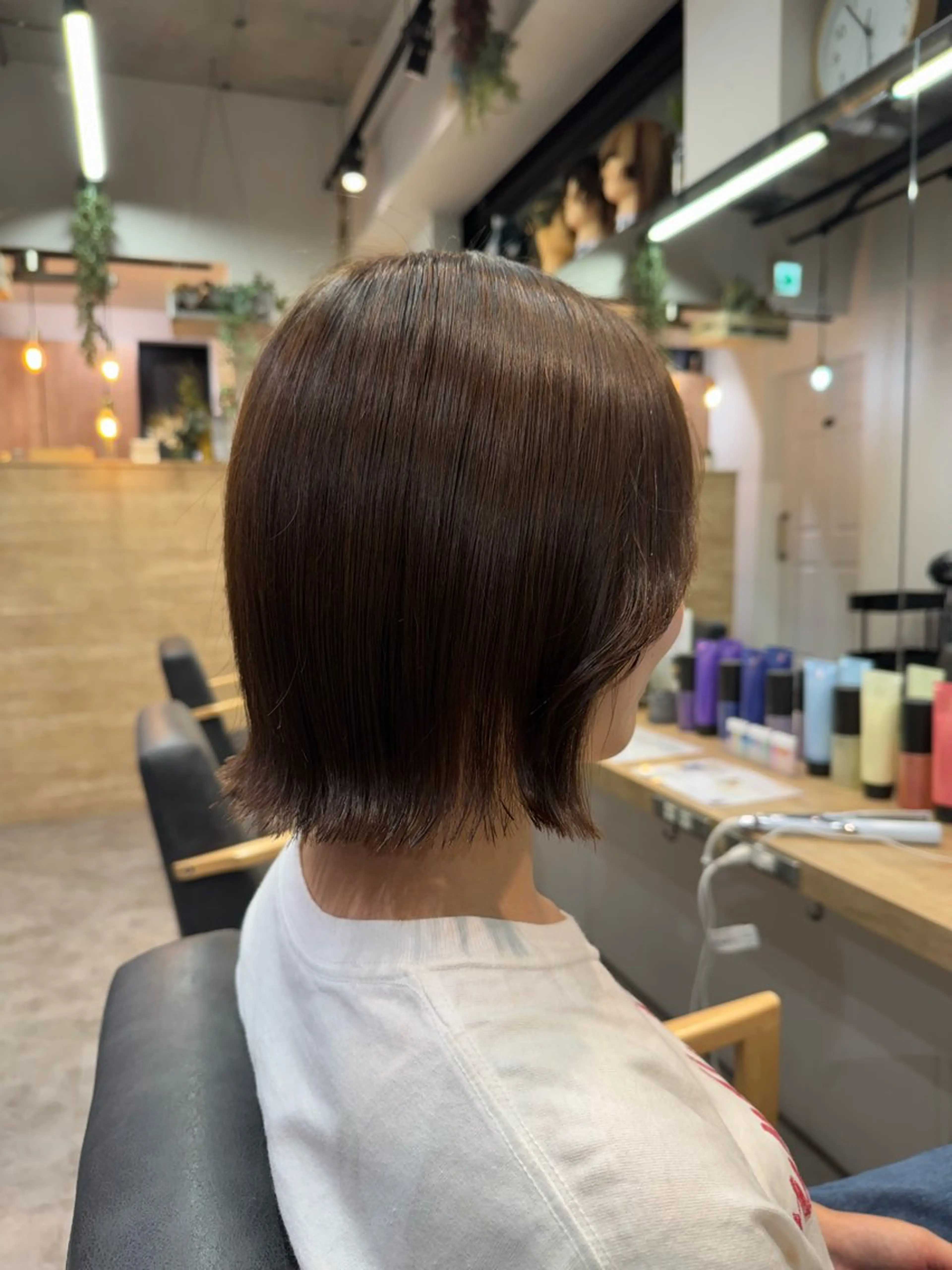 ショート カット 縮毛矯正/エクステ ヘアアレンジ/ひふみのヘアスタイル