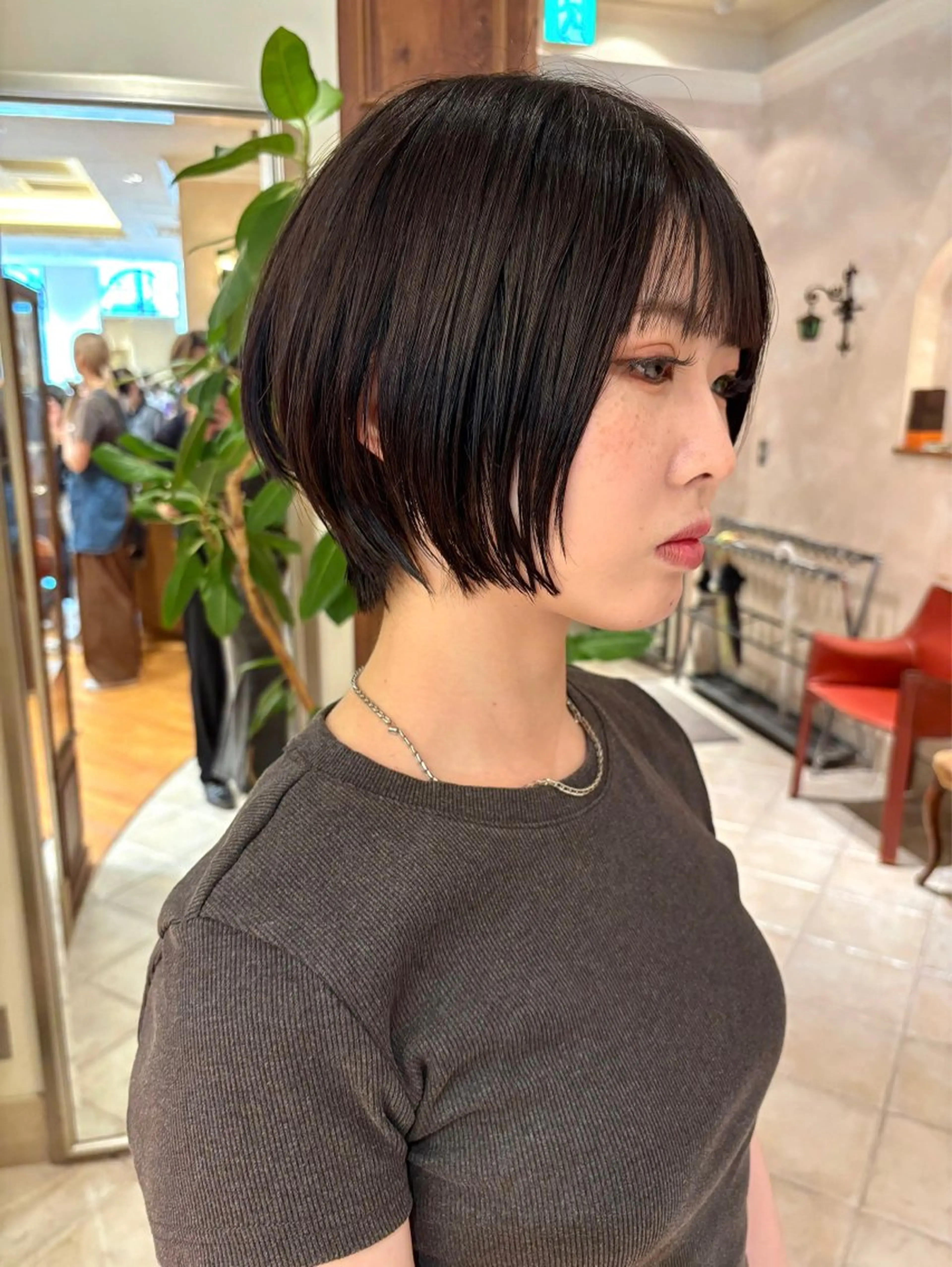 ショート 顔周りカット レイヤーカット ショートヘア ウルフカット 【カット】 根本翔太のヘアスタイル