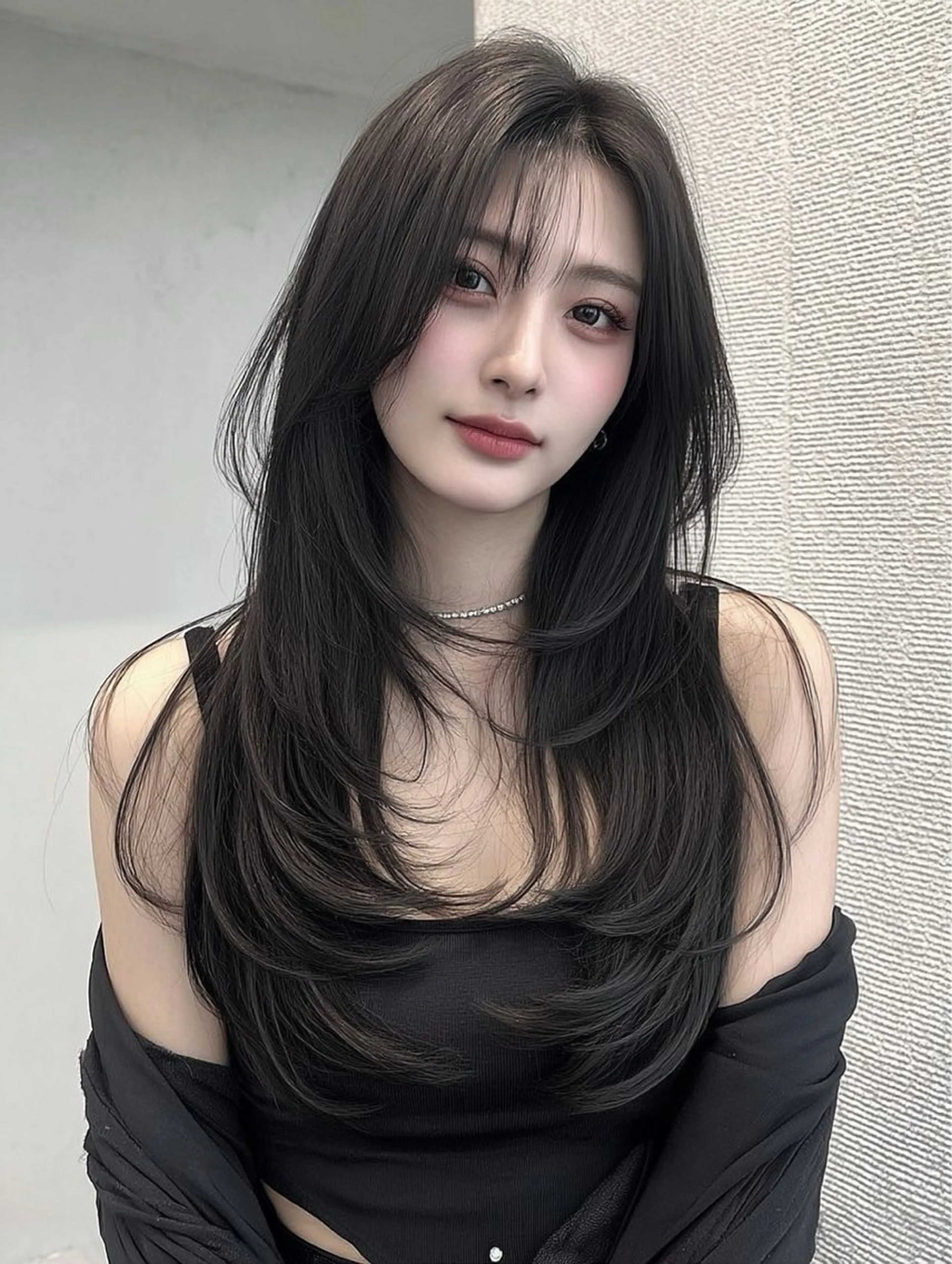 ロング カット ﾊﾙｶ🌷顔周り /レイヤーカットのヘアスタイル