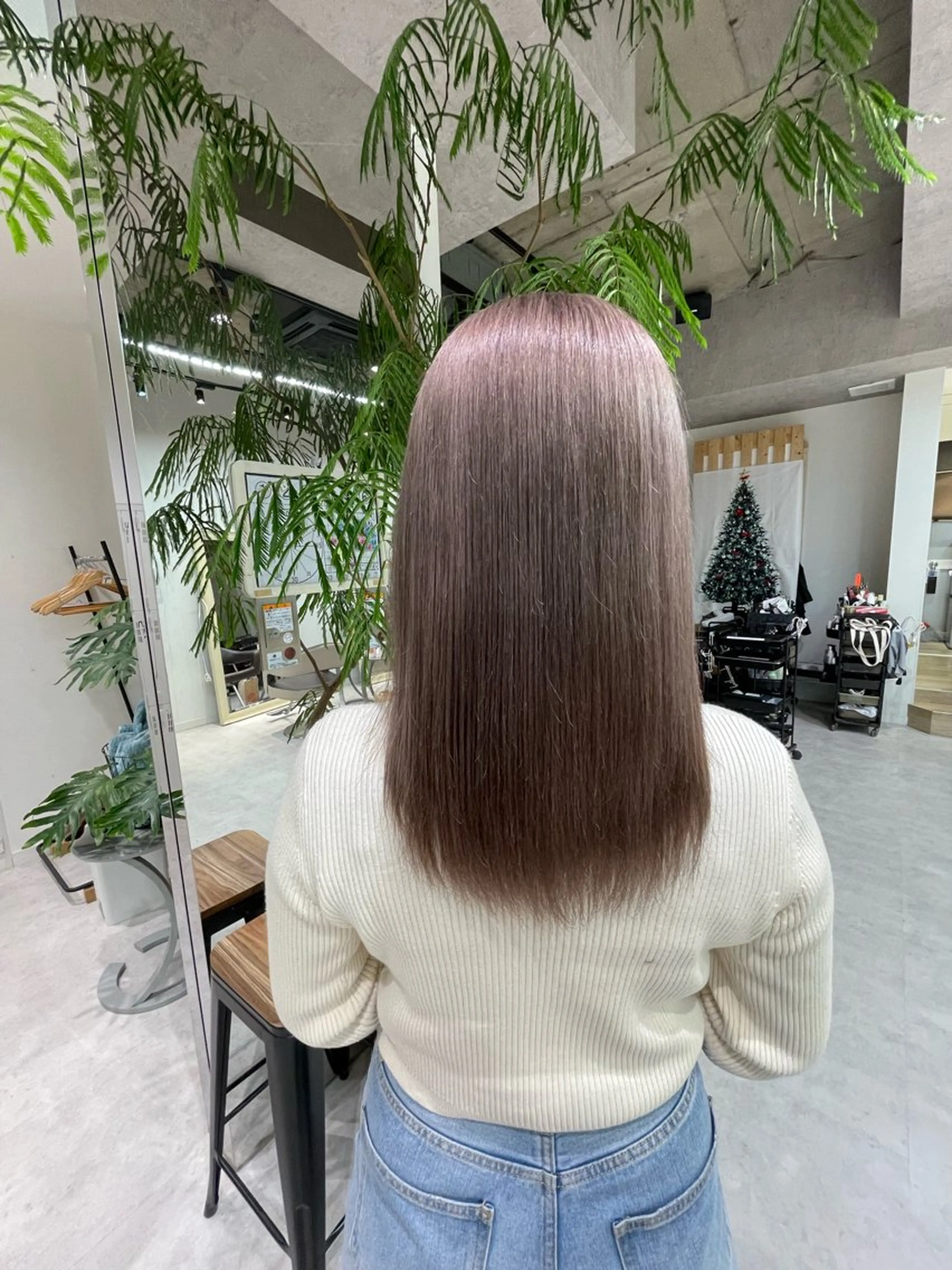 カラー ヘアカラー 晶／艶髪カラー ／トリートメントのヘアスタイル