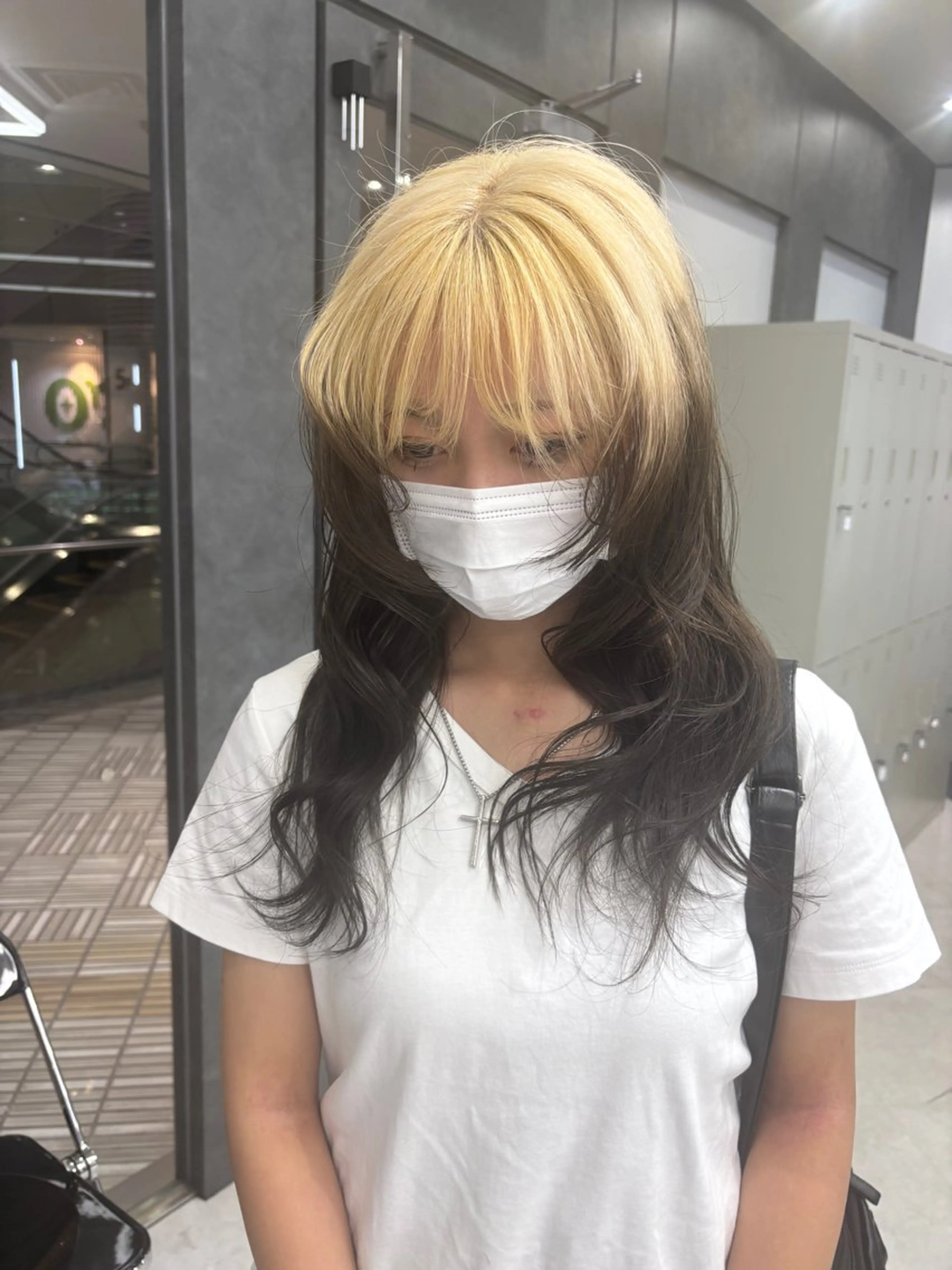 ロング カラー ヘアアレンジ カット ヘアカラー トリートメント ハッシュカット/ ミルクティー/ みうのヘアスタイル
