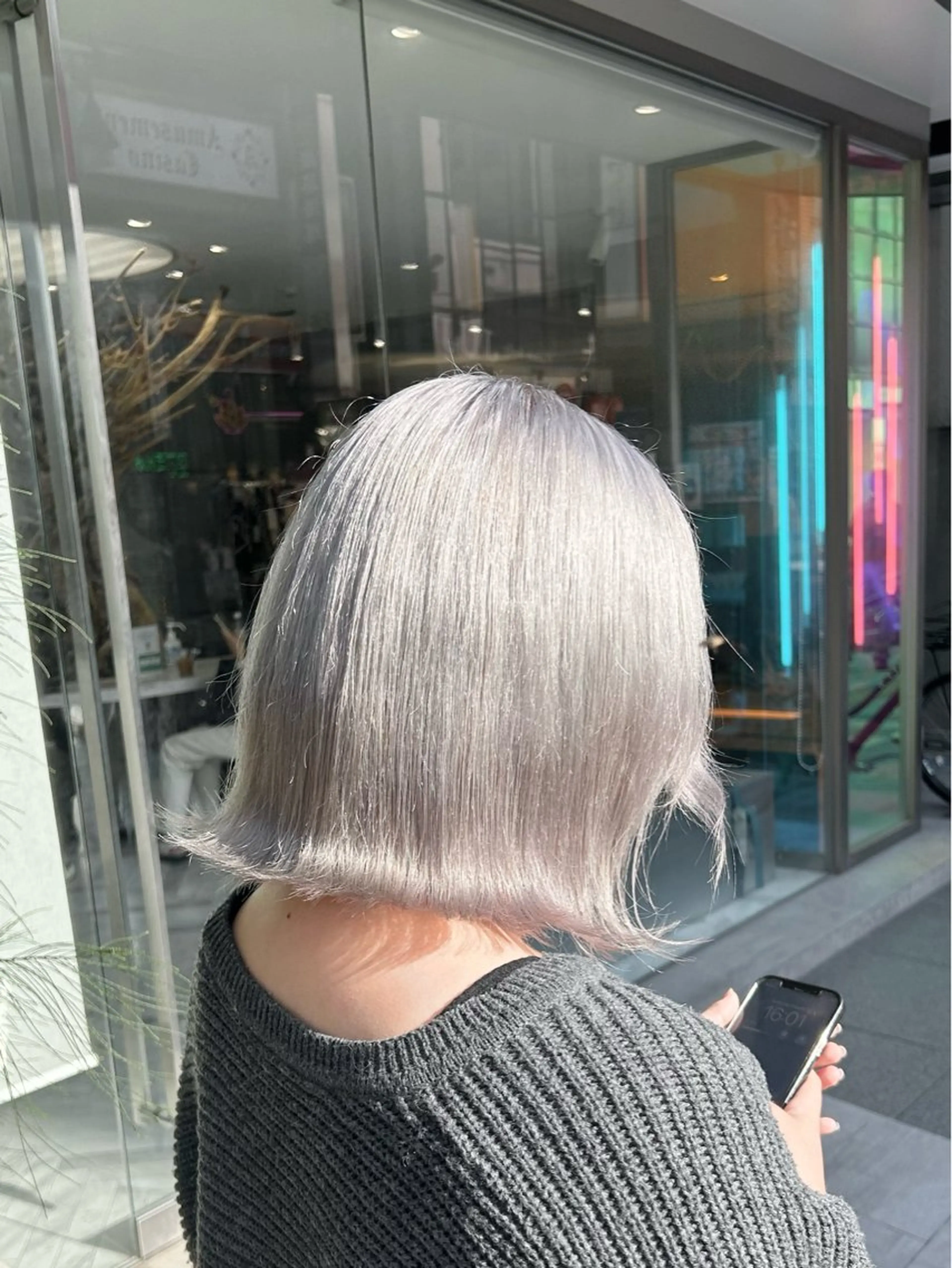 ショート カラー カット ヘアカラー トリートメント メンズ/ボブ/パーマ /くるみのマツエク・マツパデザイン