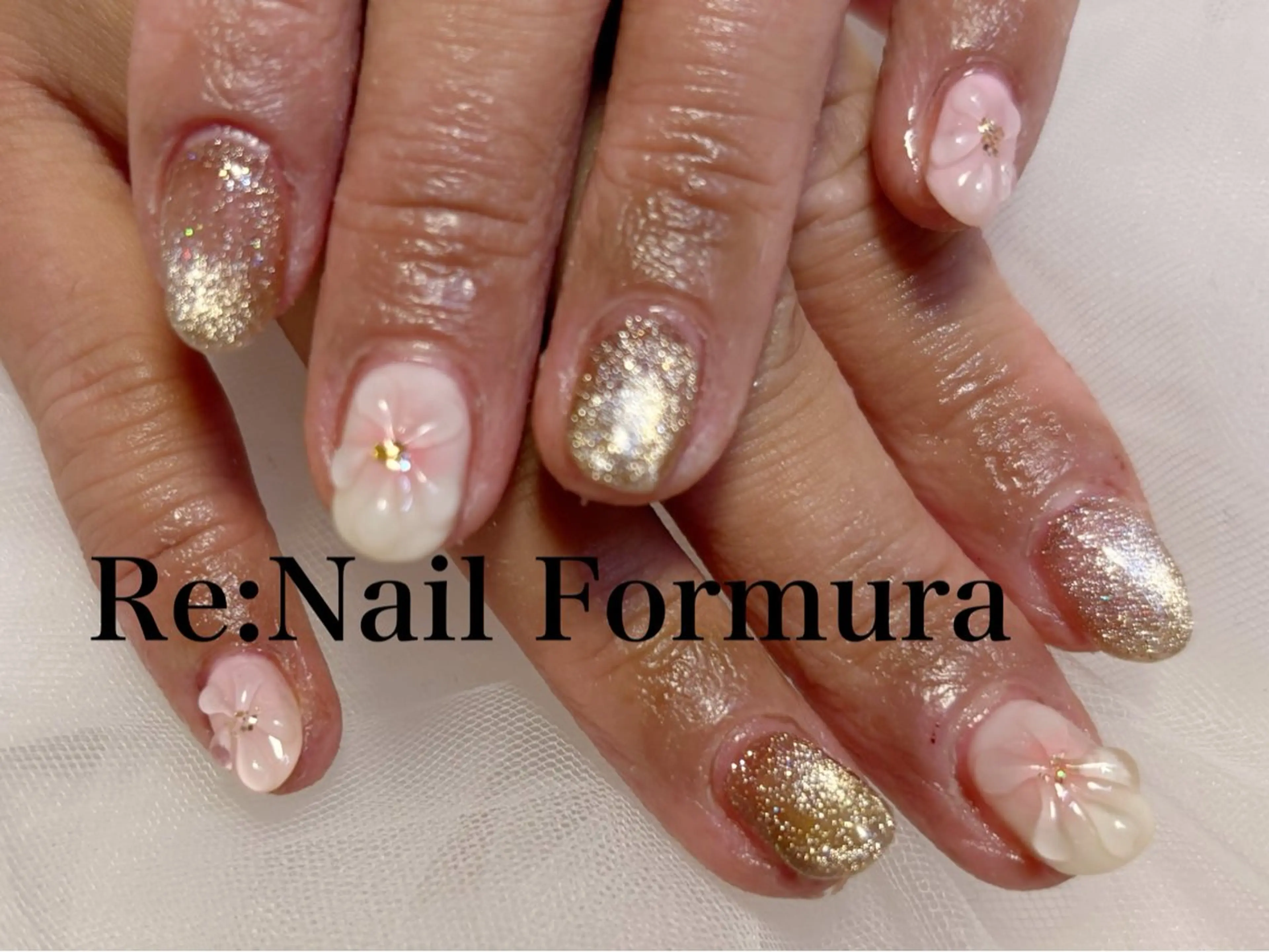 ミディアム ハンドネイル kido chieのネイルデザイン