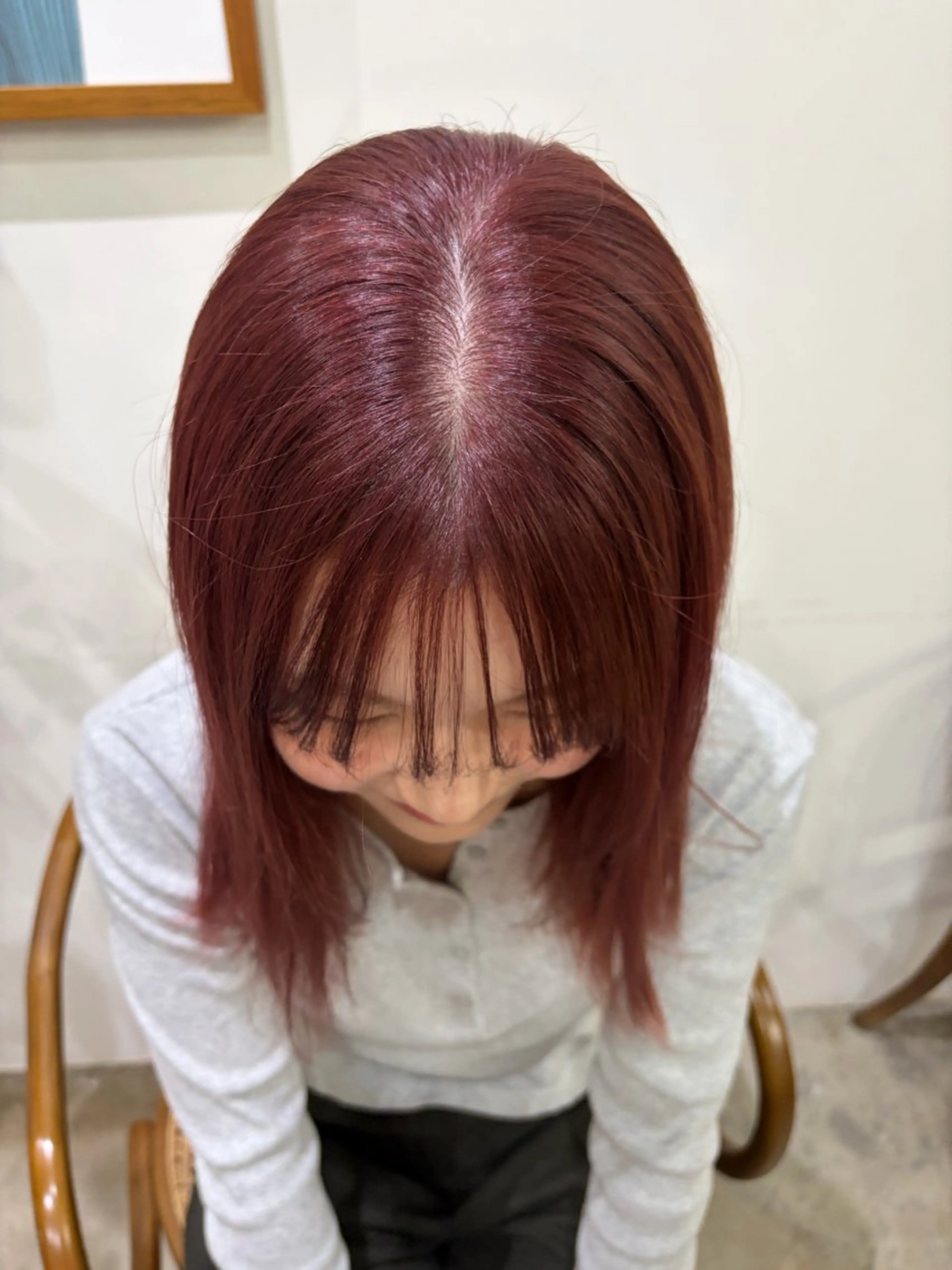 カラー ブリーチ ブラウンカラー ヘアカラー honoka uemuraのヘアスタイル
