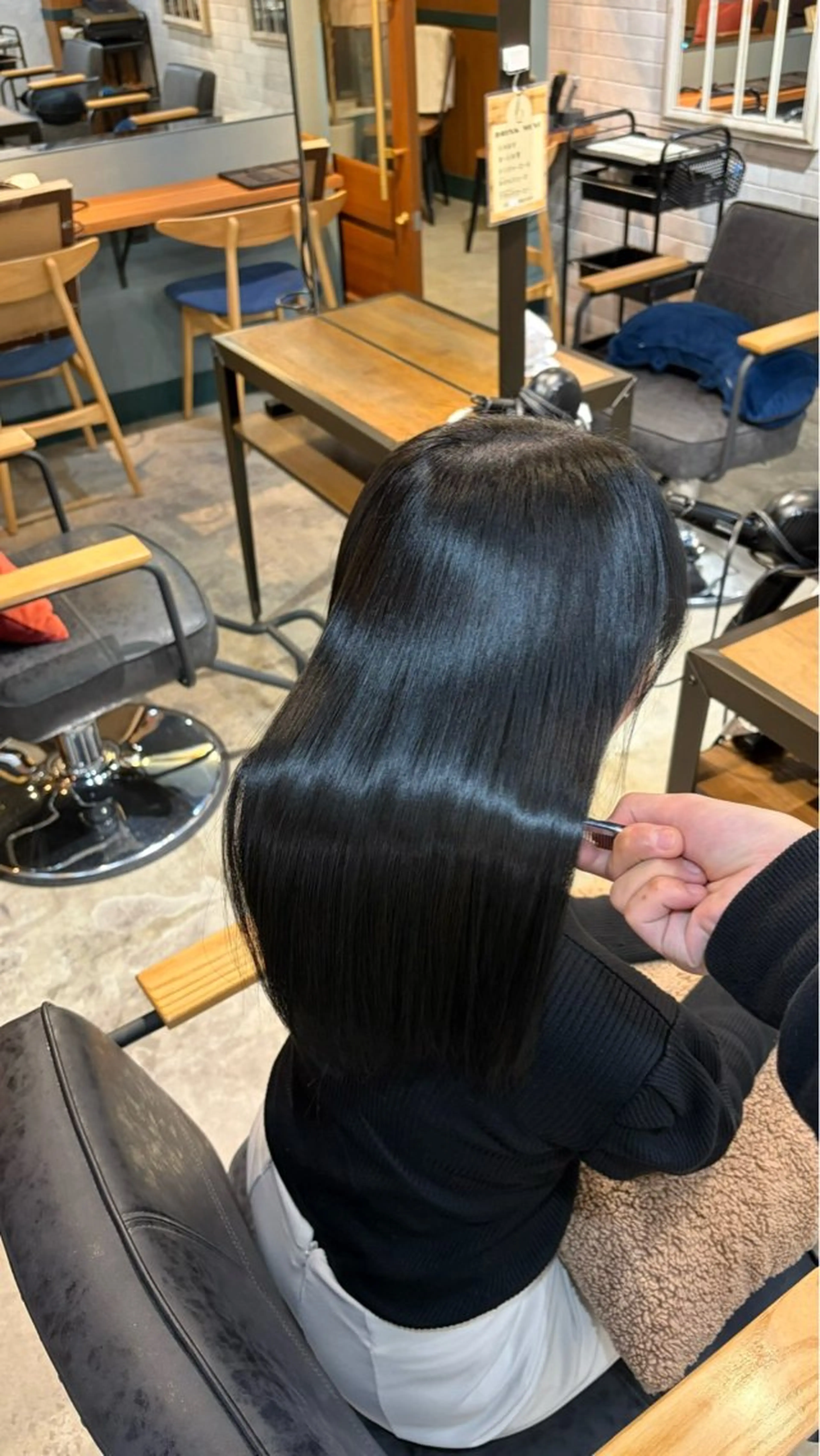 ロング カラー 髪質改善 ヘアカラー トリートメント 🔅髪質改善/艶髪 カラー 石井大樹🔅のヘアスタイル