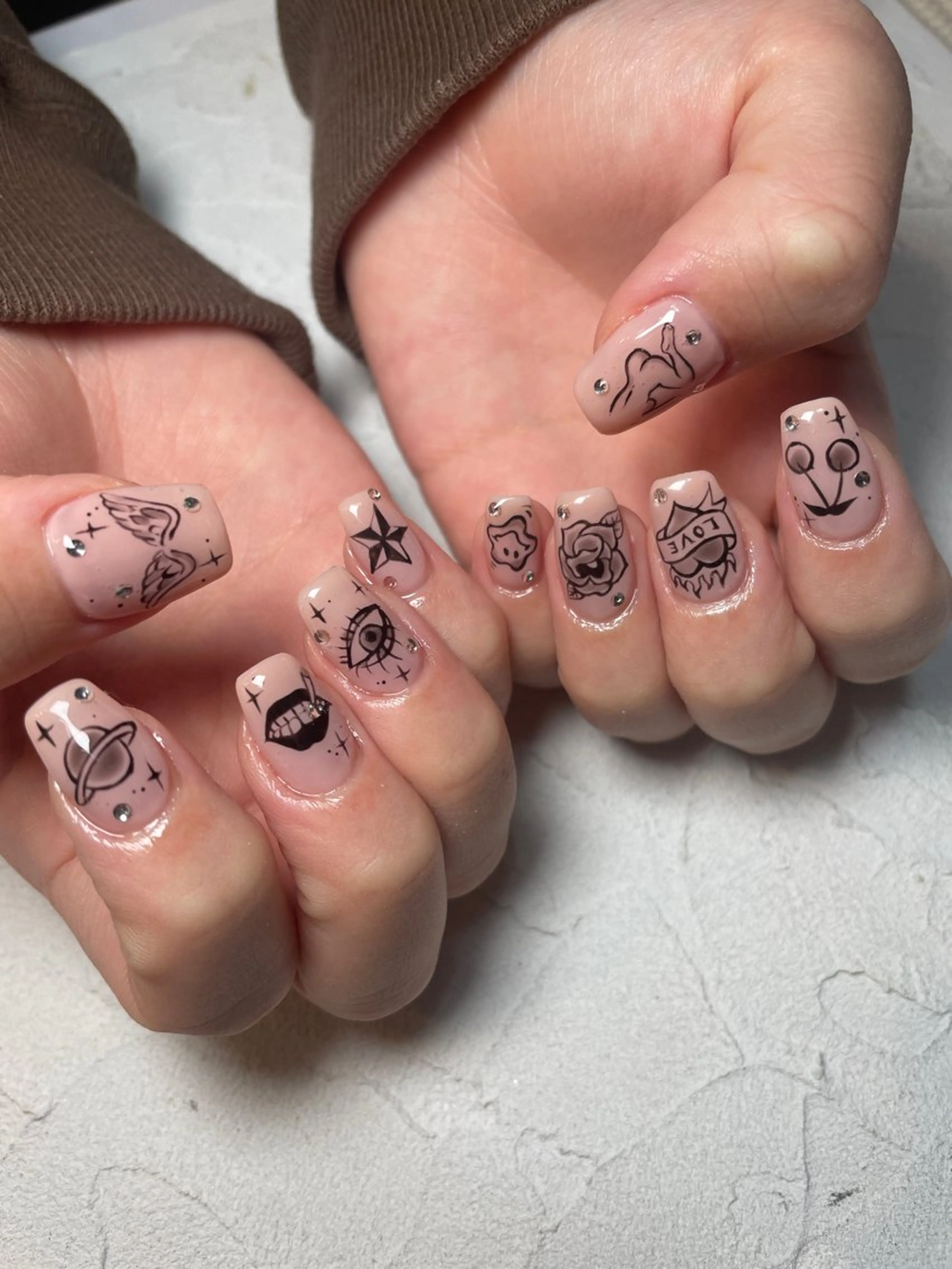 ネイル Nail salon Euphoriaのネイルデザイン