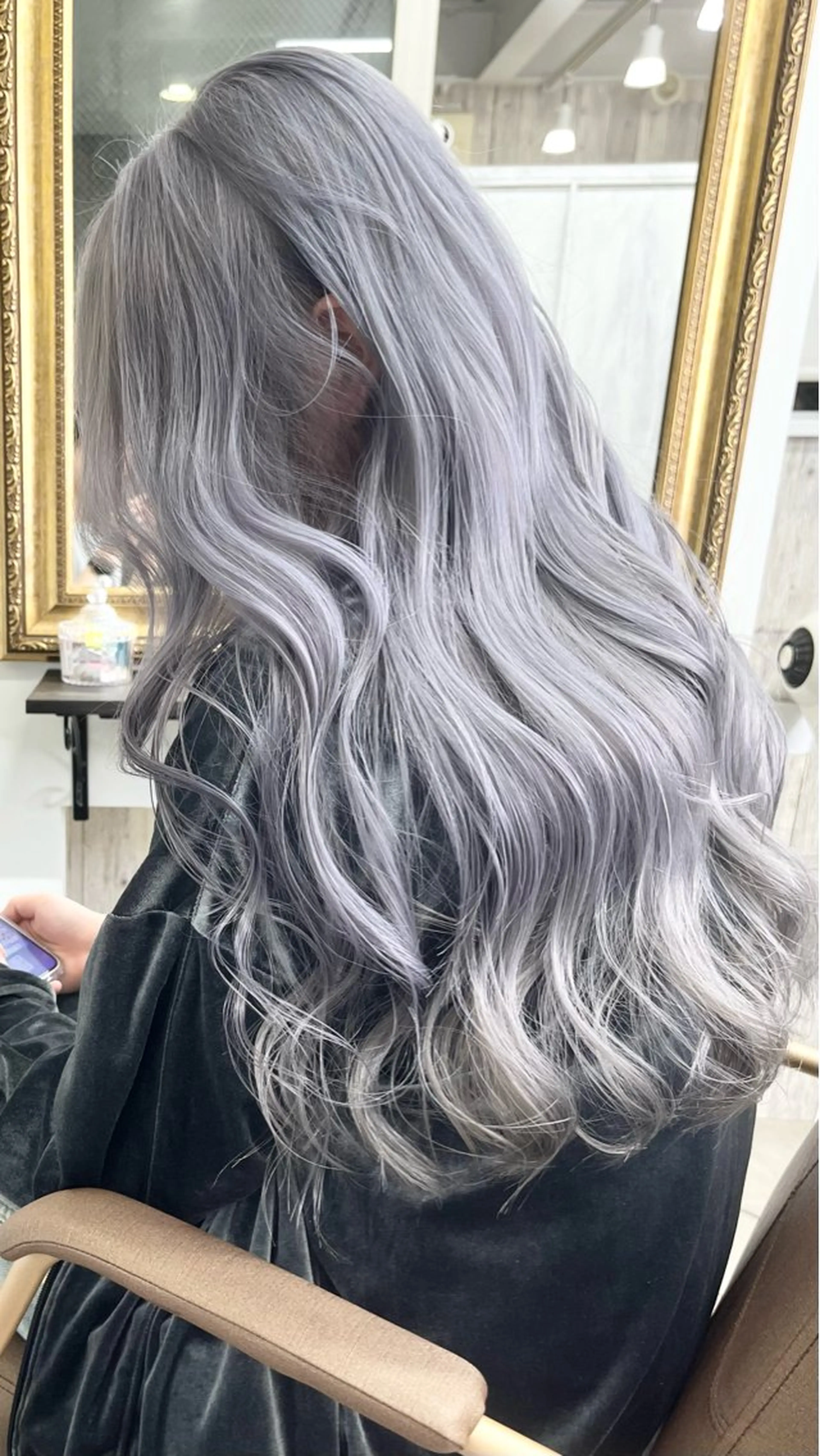 ロング ヘアカラー 中道 晶のヘアスタイル