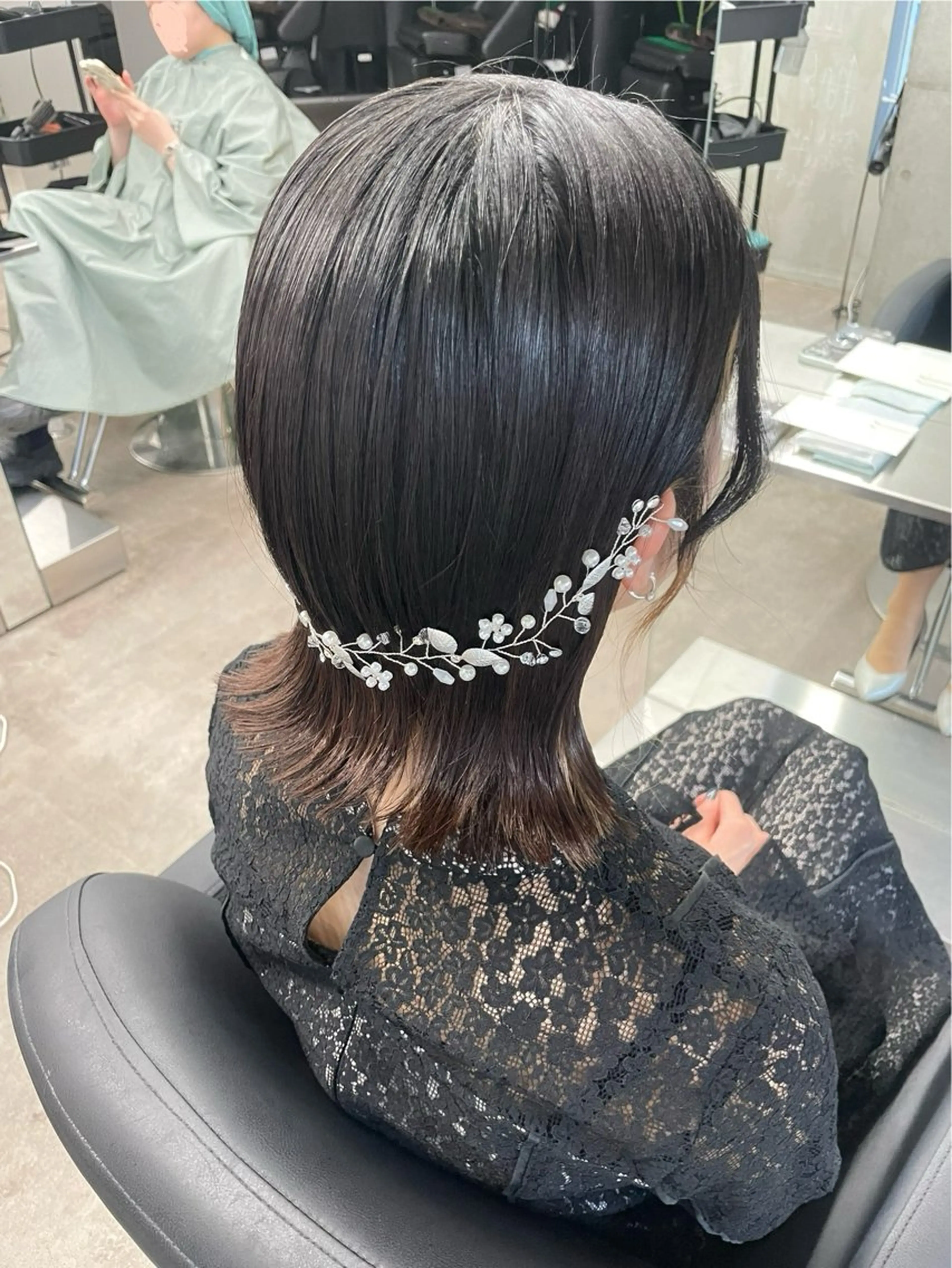 ヘアアレンジ ヘアセット 速水 ゆきののヘアスタイル