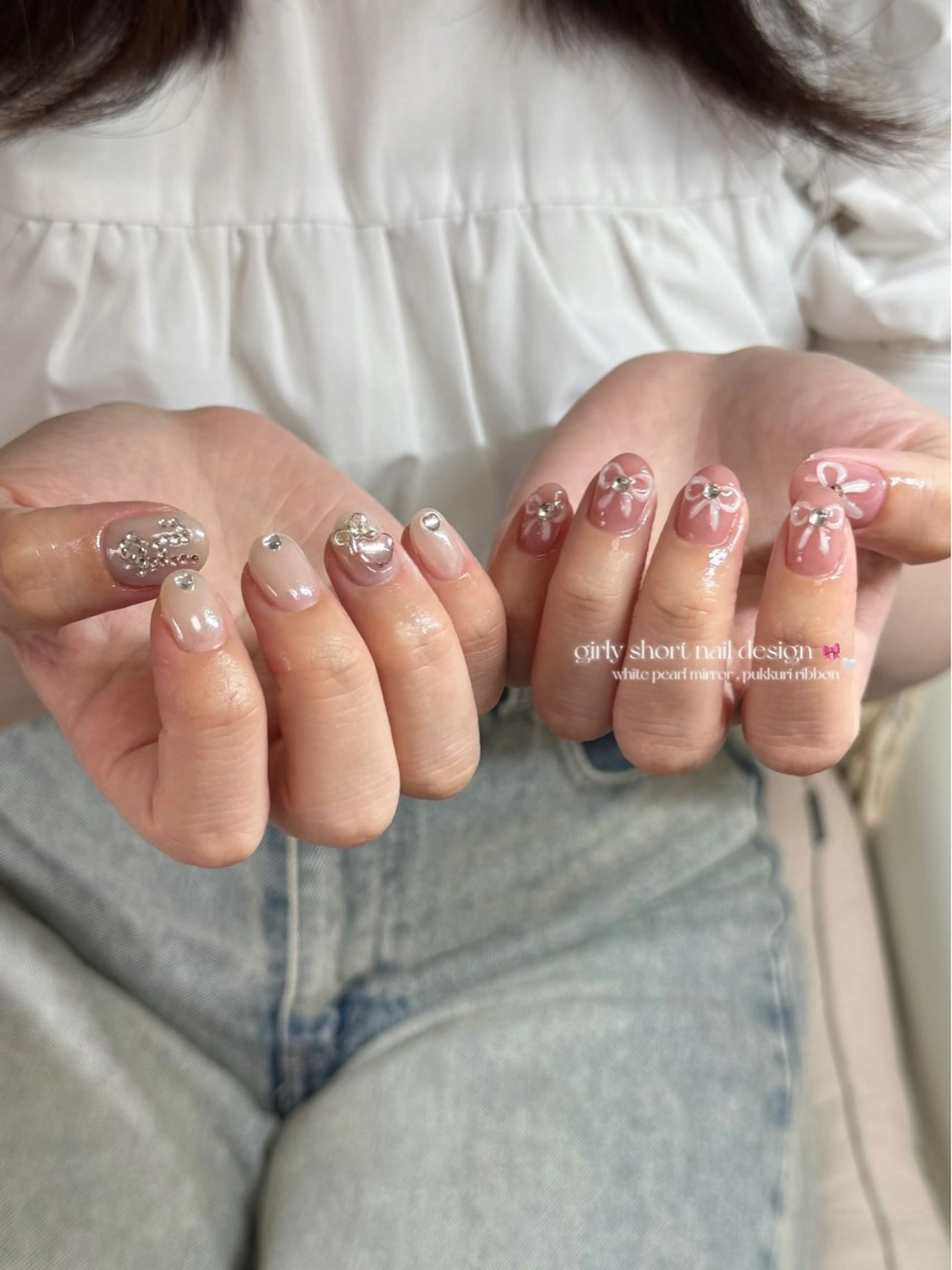 ネイル ショートネイル ハンドネイル nail salon rhuneのネイルデザイン