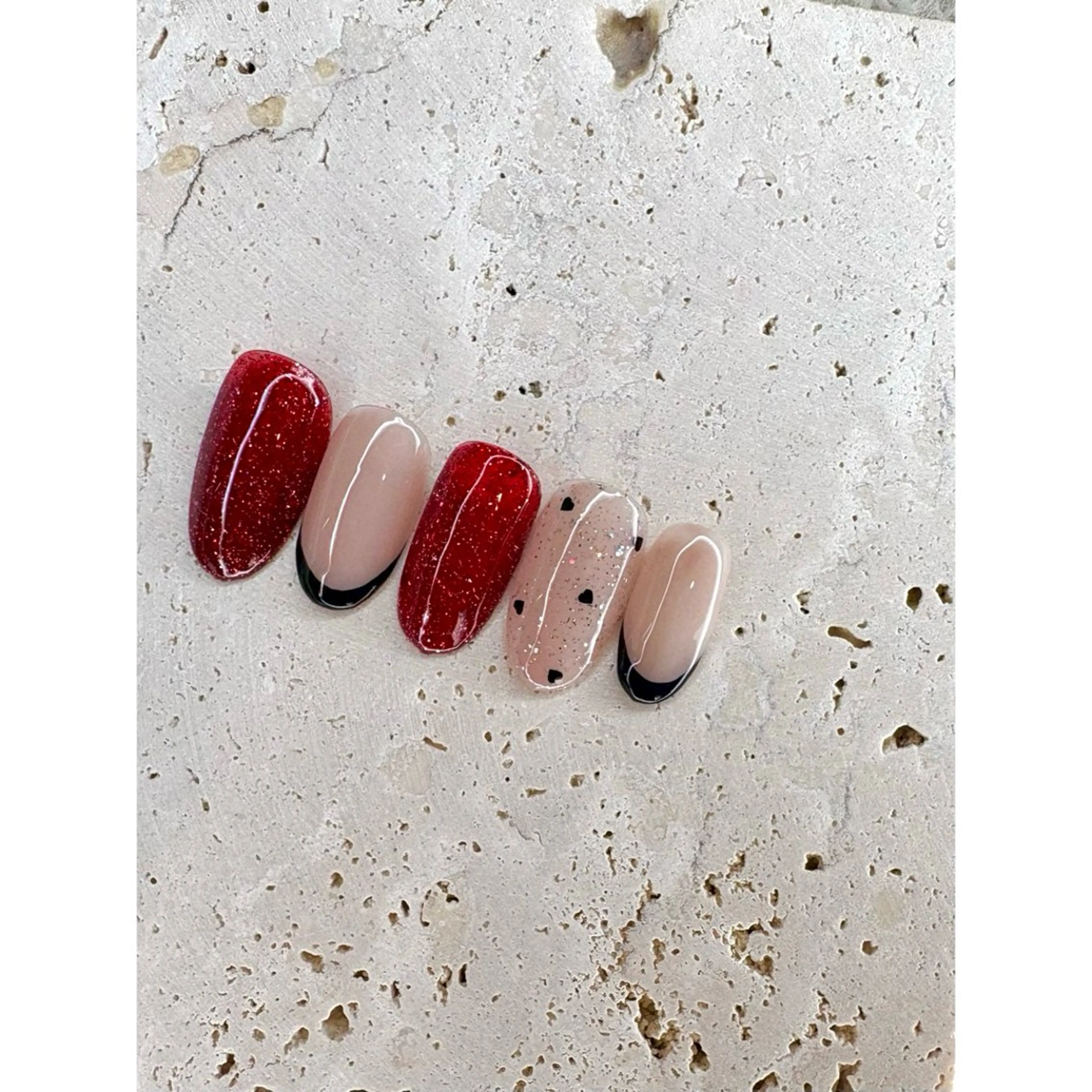 ネイル ハンドネイル 𖡼 yumenoのネイルデザイン