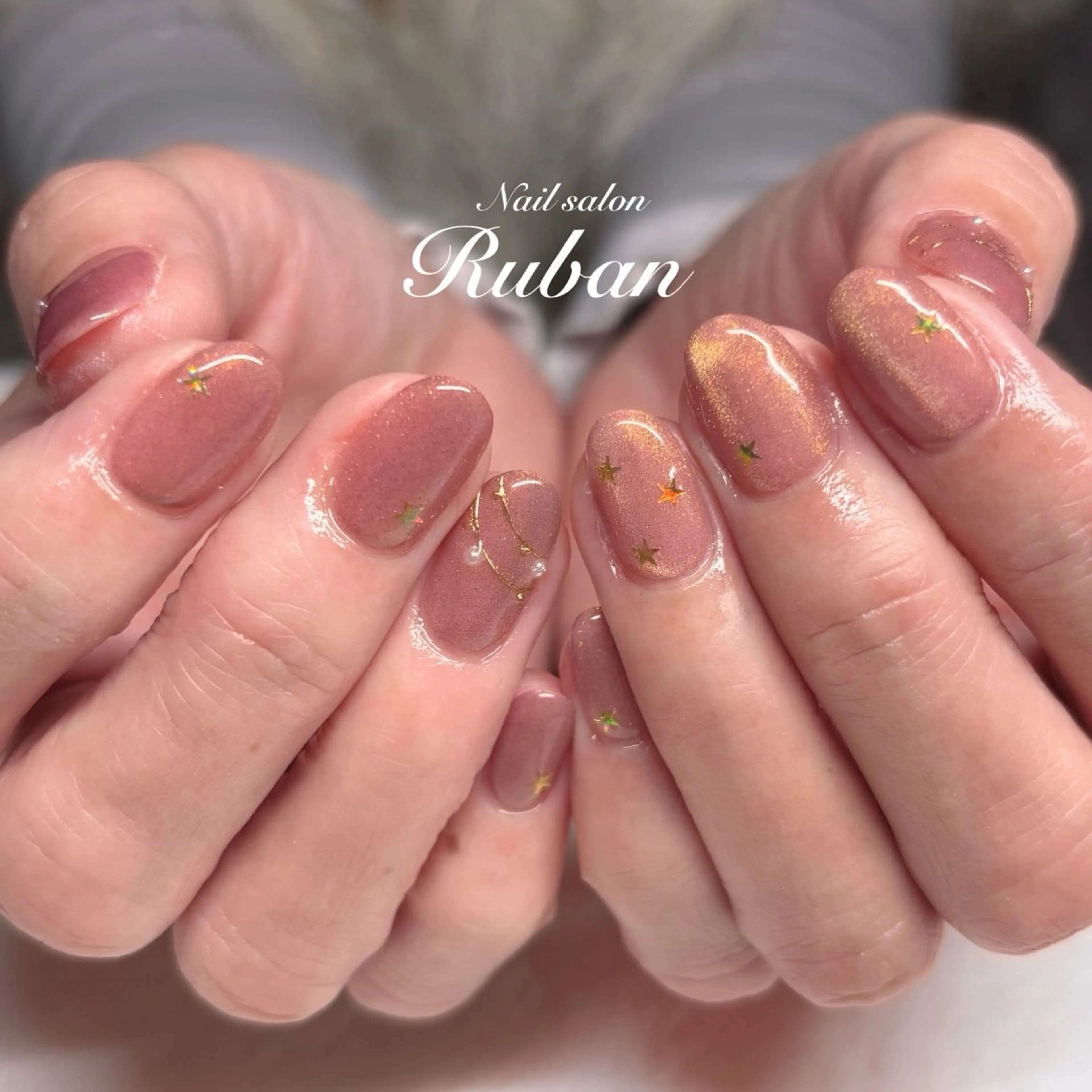 ネイル マグネットネイル Nail salon Rubanのネイルデザイン