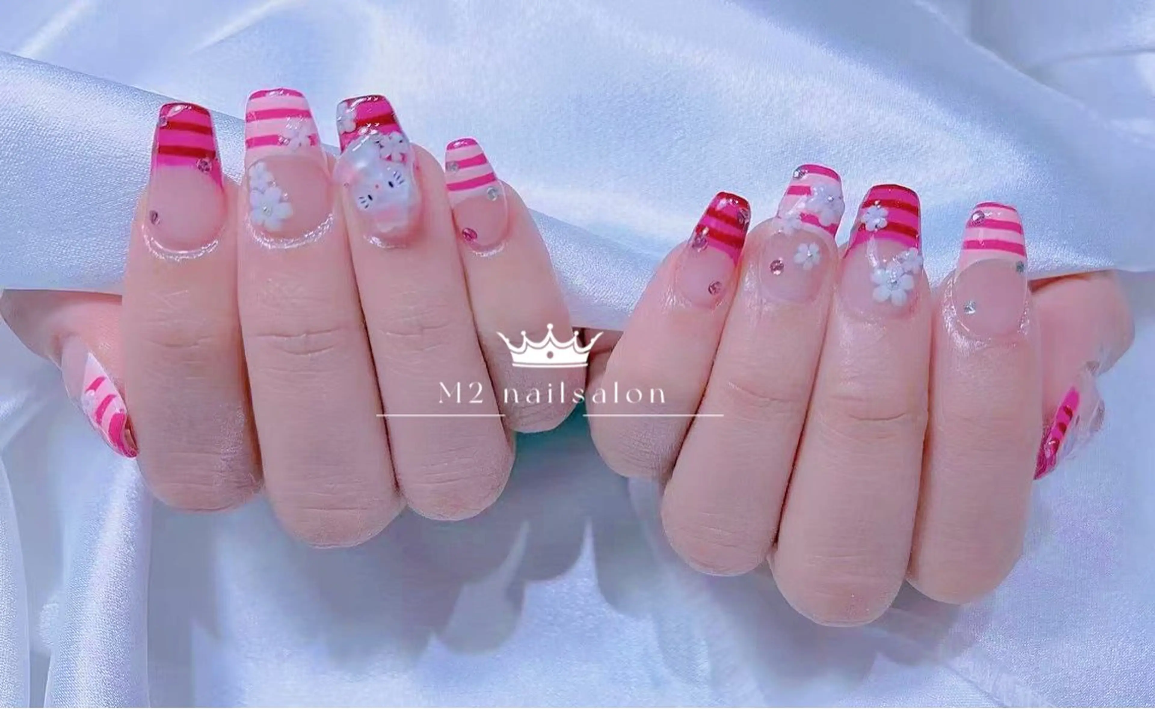 ネイル ハンドネイル 長さだし専門店 M2 rikaのネイルデザイン