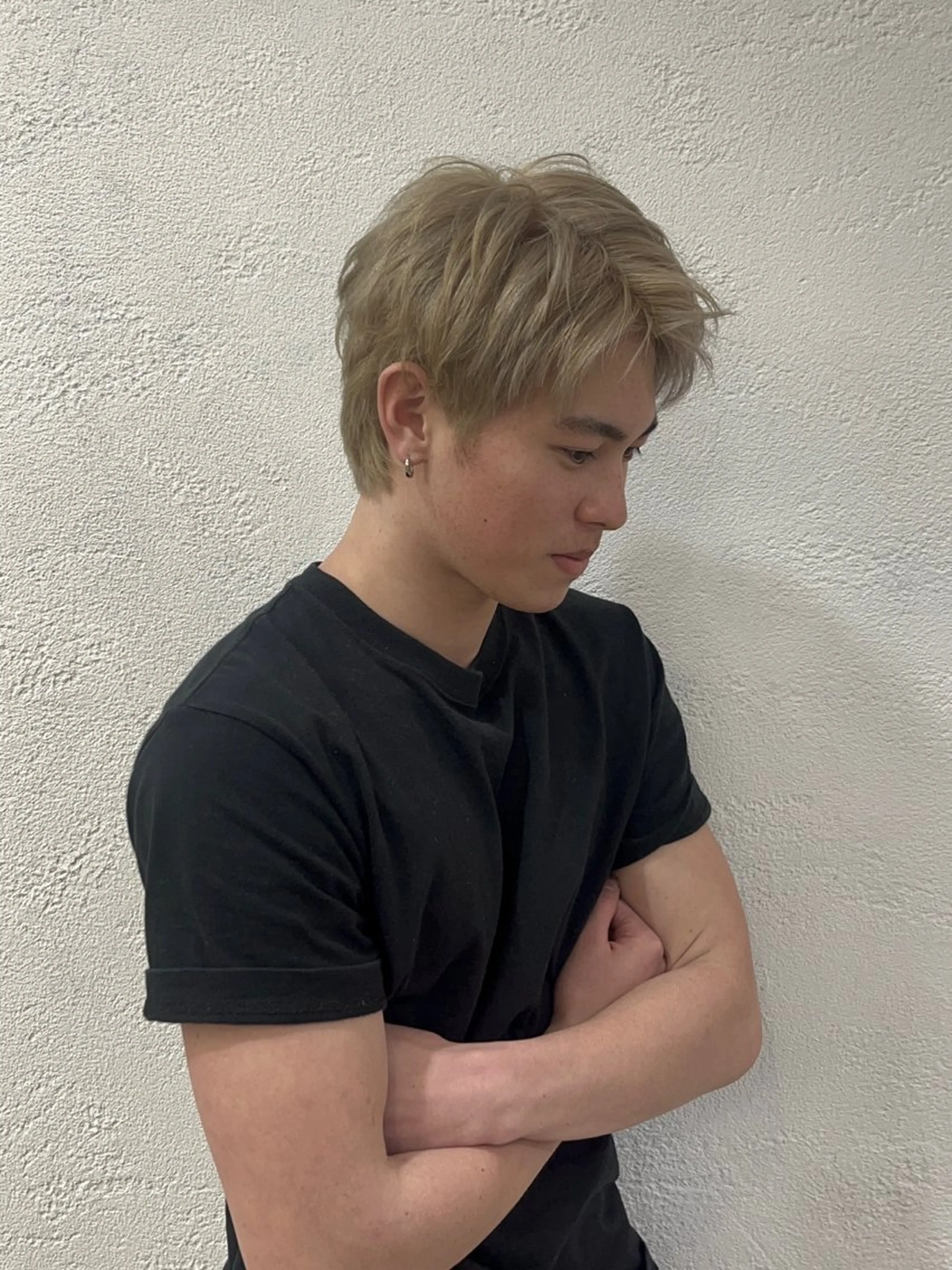 メンズ メンズブリーチ 山本 梨華のヘアスタイル