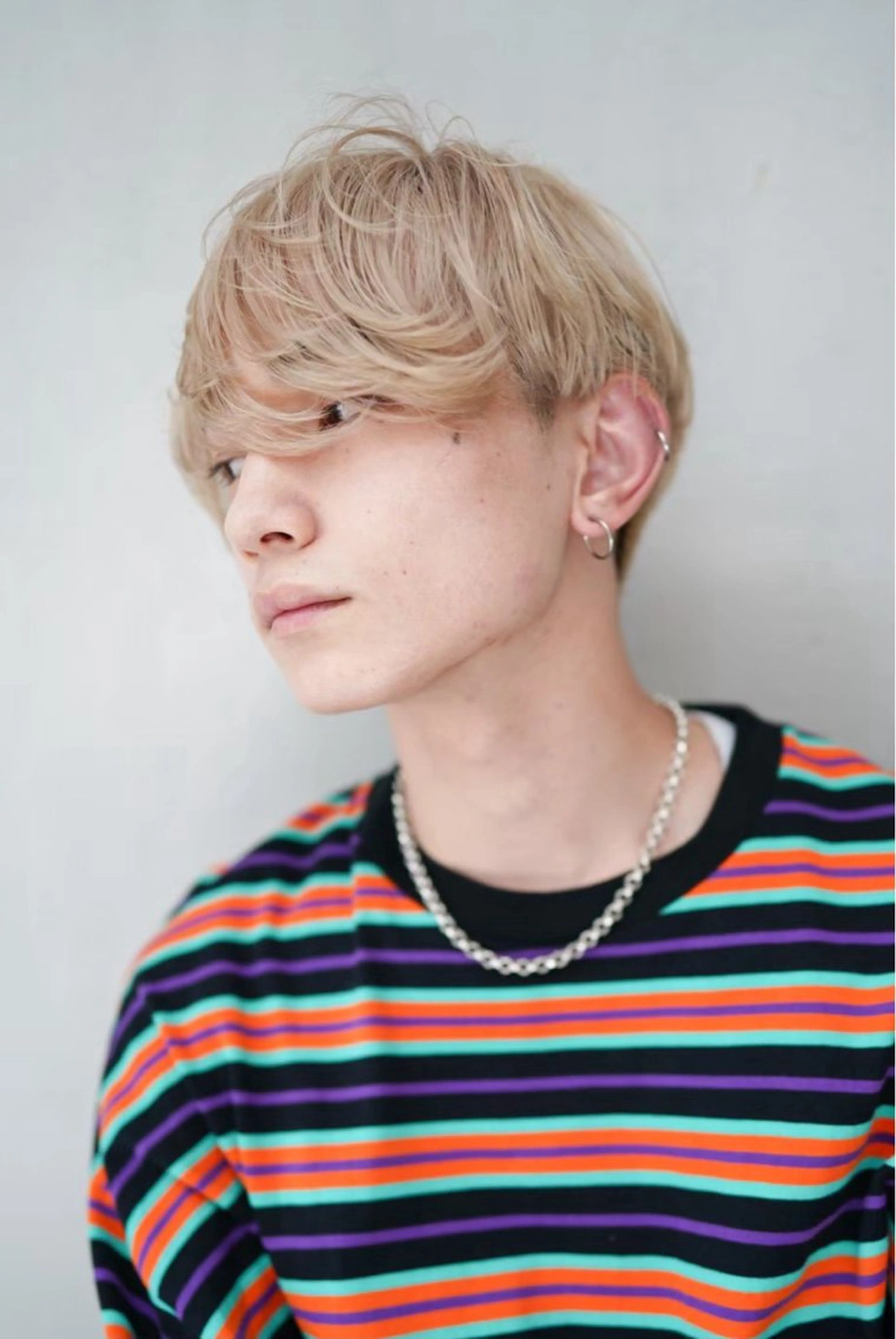 メンズ メンズブリーチ トリートメント Morishita Miyuのヘアスタイル