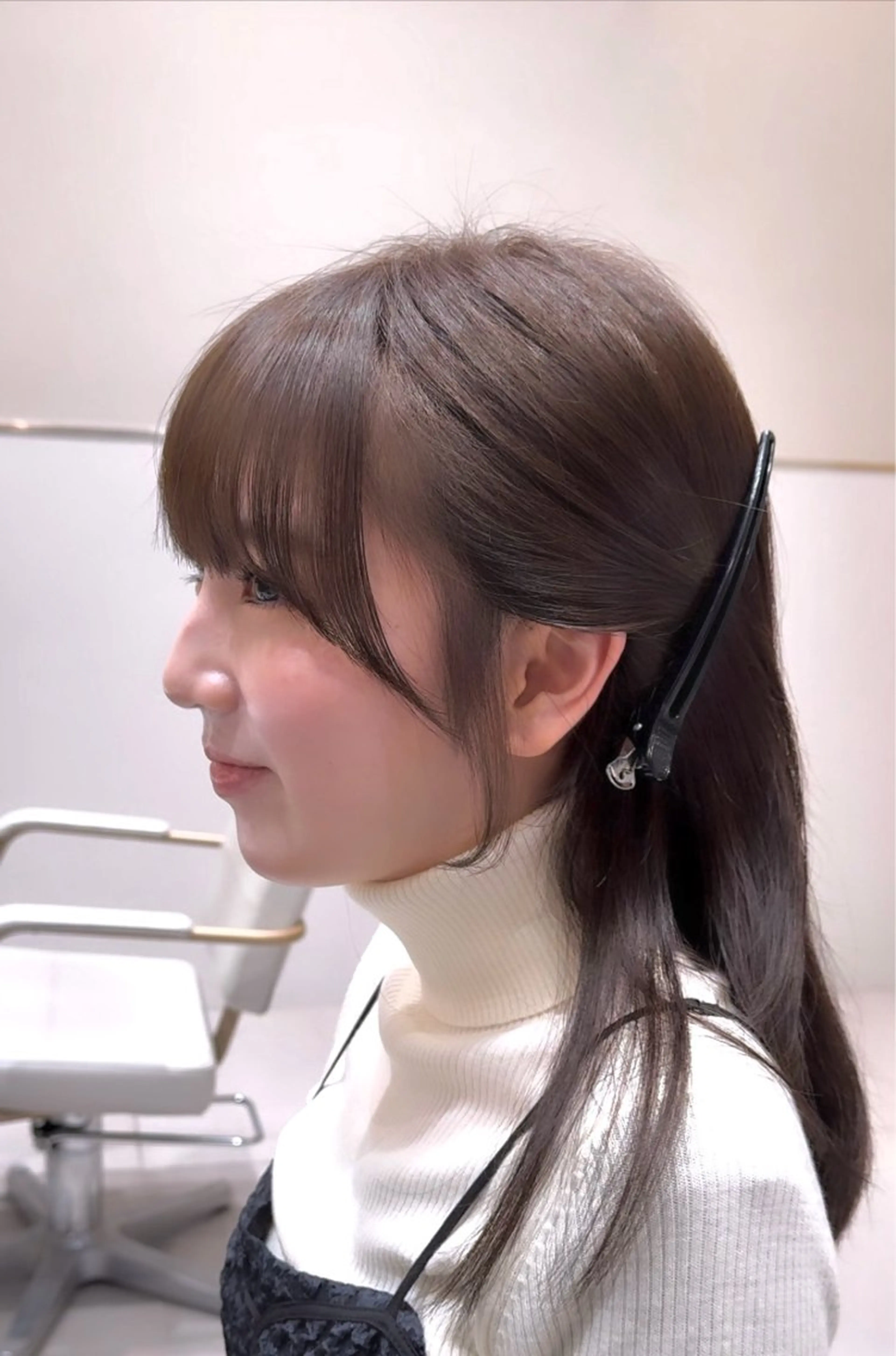 ショート カラー レイヤーカット/透明 感カラー🐬永井瑠栞のヘアスタイル