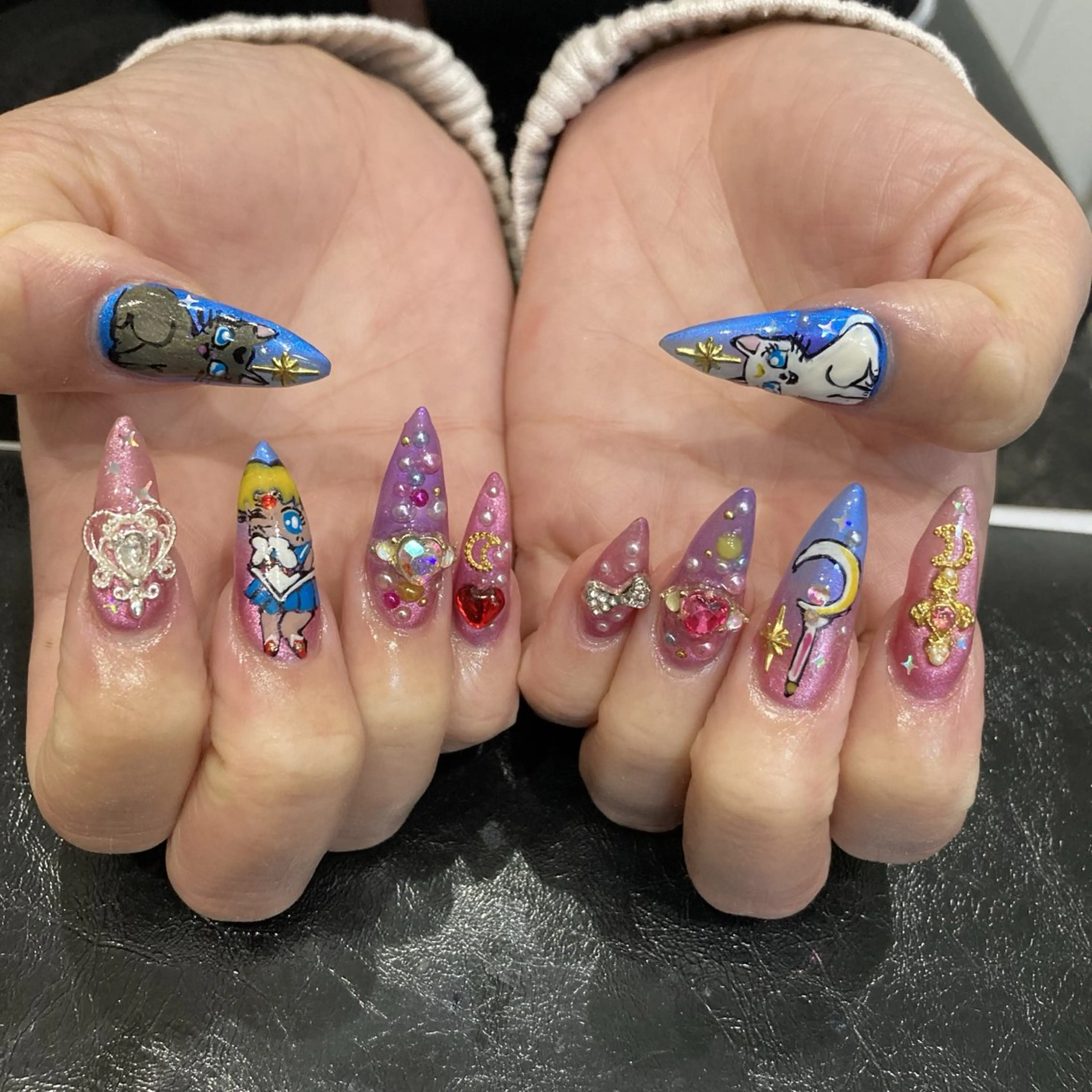 ネイル ハンドネイル れこん ぱんすのネイルデザイン